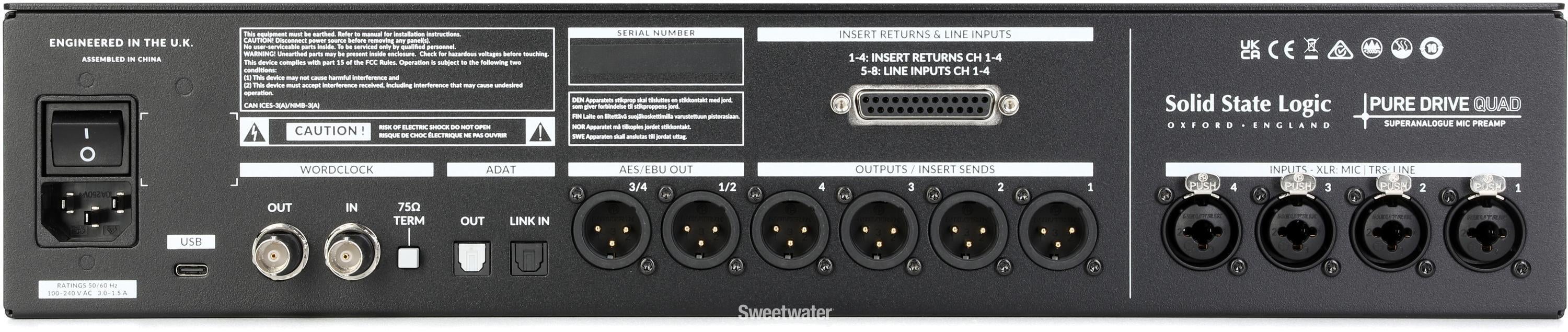 ス*ー様 SSL (Solid State Logic) Pure Drive Review: SSL Pure Drive Quad — AudioTechnology