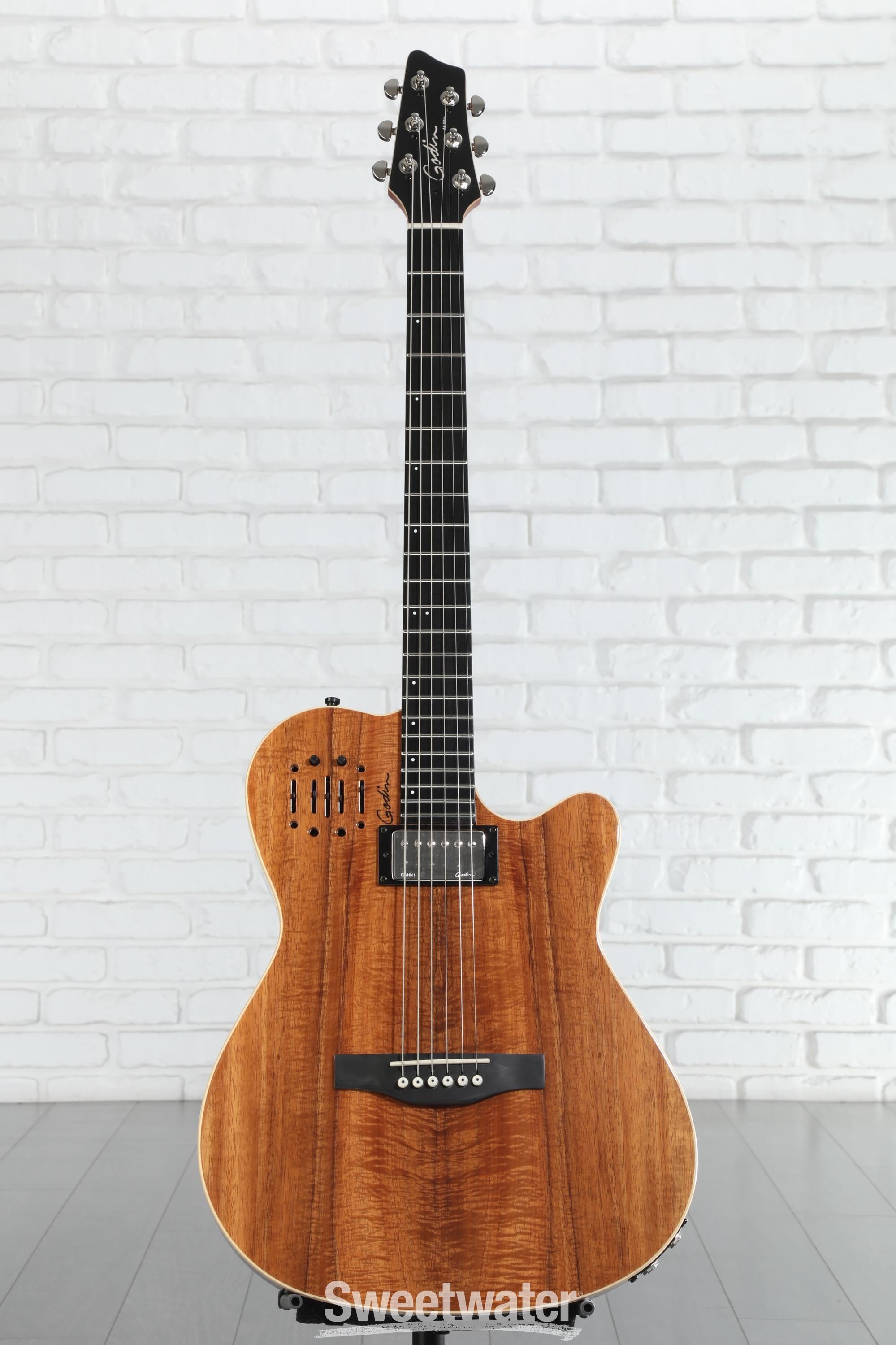ギター Godin A6 ULTRA Extream KOA HG Godin A6 Ultra Extreme Koa HG - Natural | Sweetwater