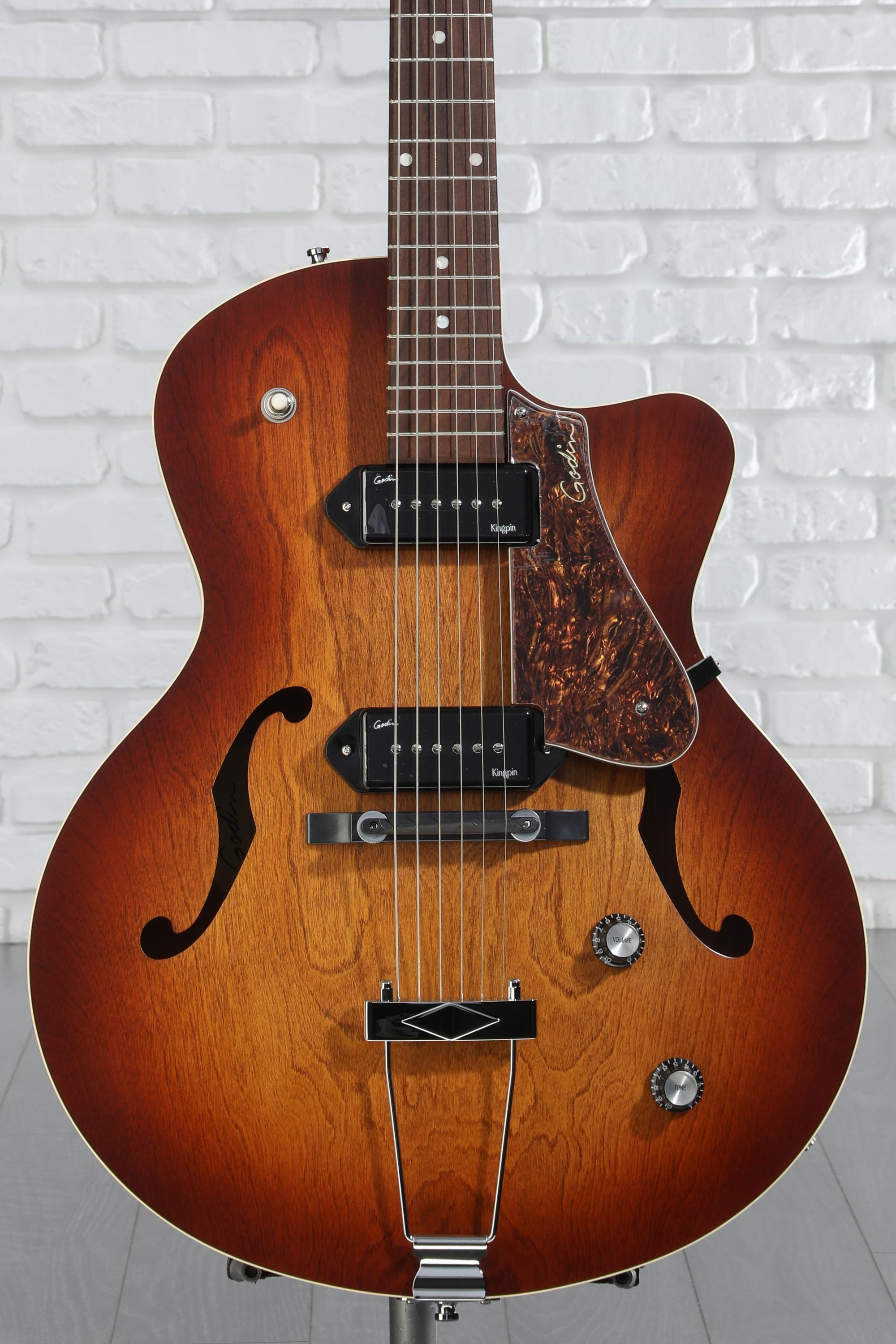 Godin 5th Avenue CW Kingpin II P90 Hollowbody Electric