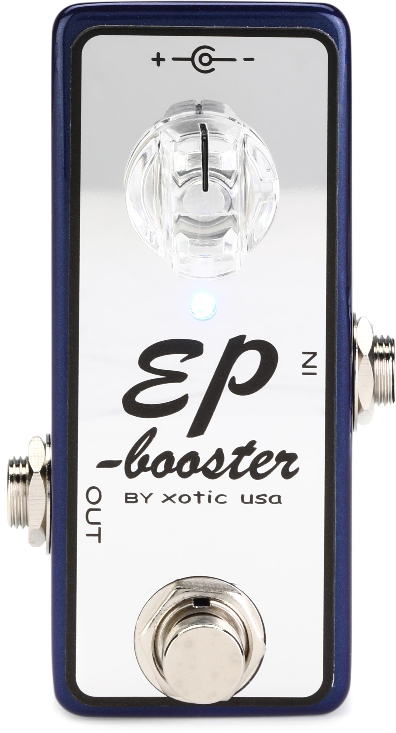 Xotic EP Booster Mini Boost Pedal - Limited-edition Blue | Sweetwater