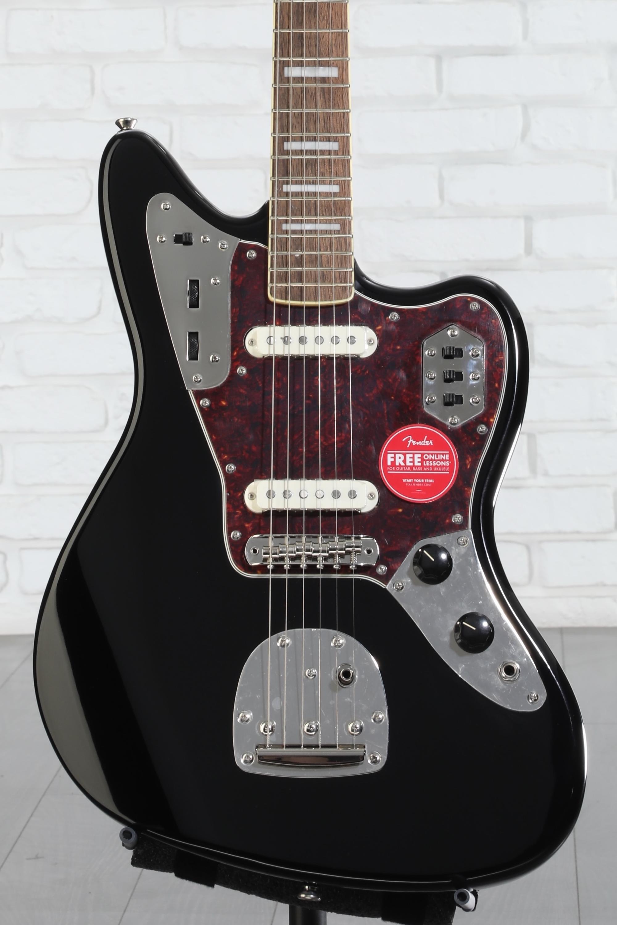 Squier Classic Vibe '70s Jaguar - Black | Sweetwater
