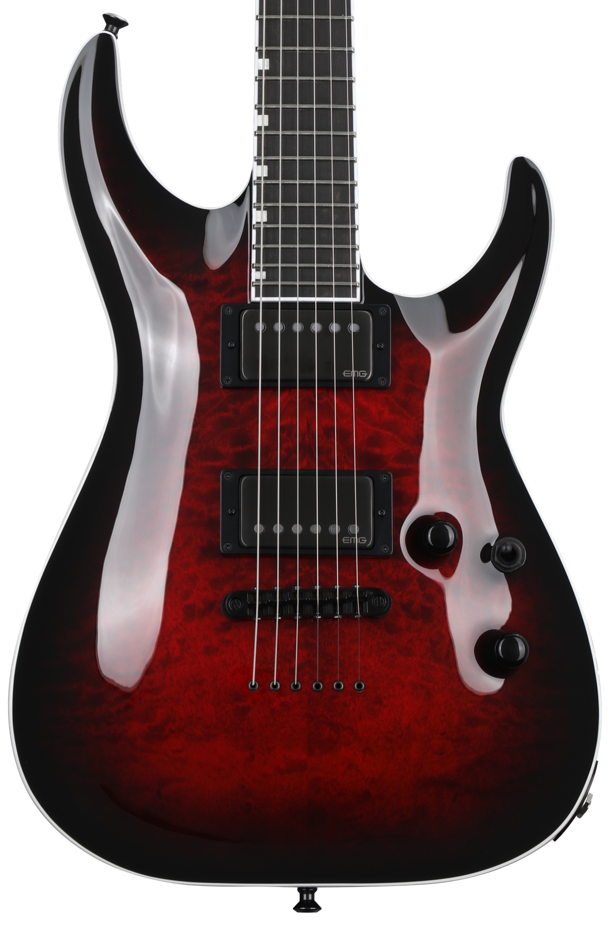 ESP E-II Horizon NT-II Electric Guitar - See-Thru-Black Cherry Sunburst