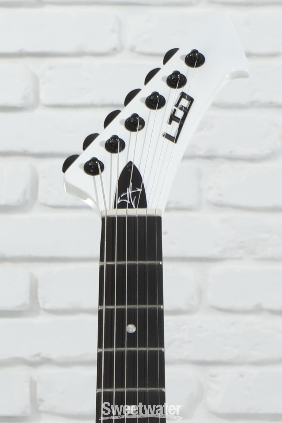 ESP LTD James Hetfield Signature Snakebyte - Snow White