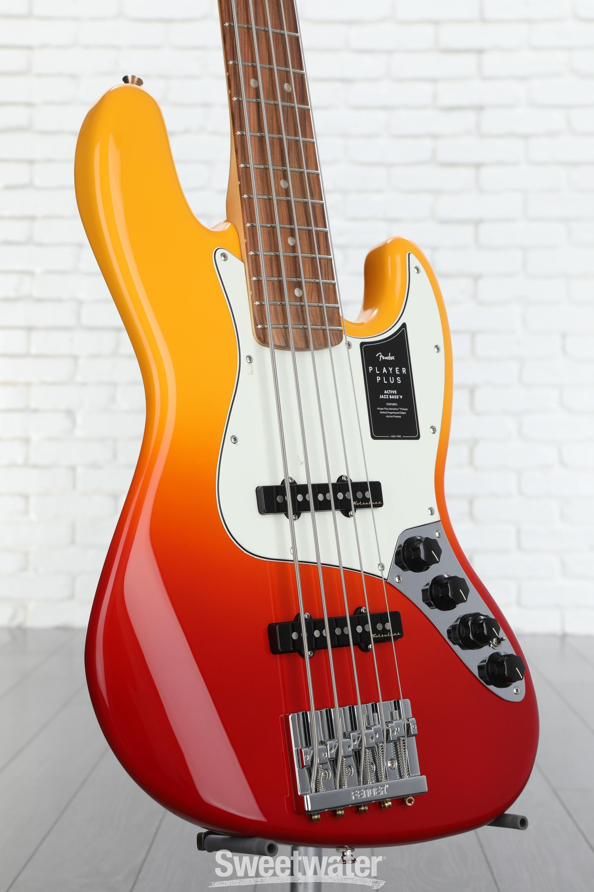 [極美品]Fender Mexico Player Plus Jazz Bass Fender Player Plus Jazz Bass (MEX, PF) - 3-color sunburst