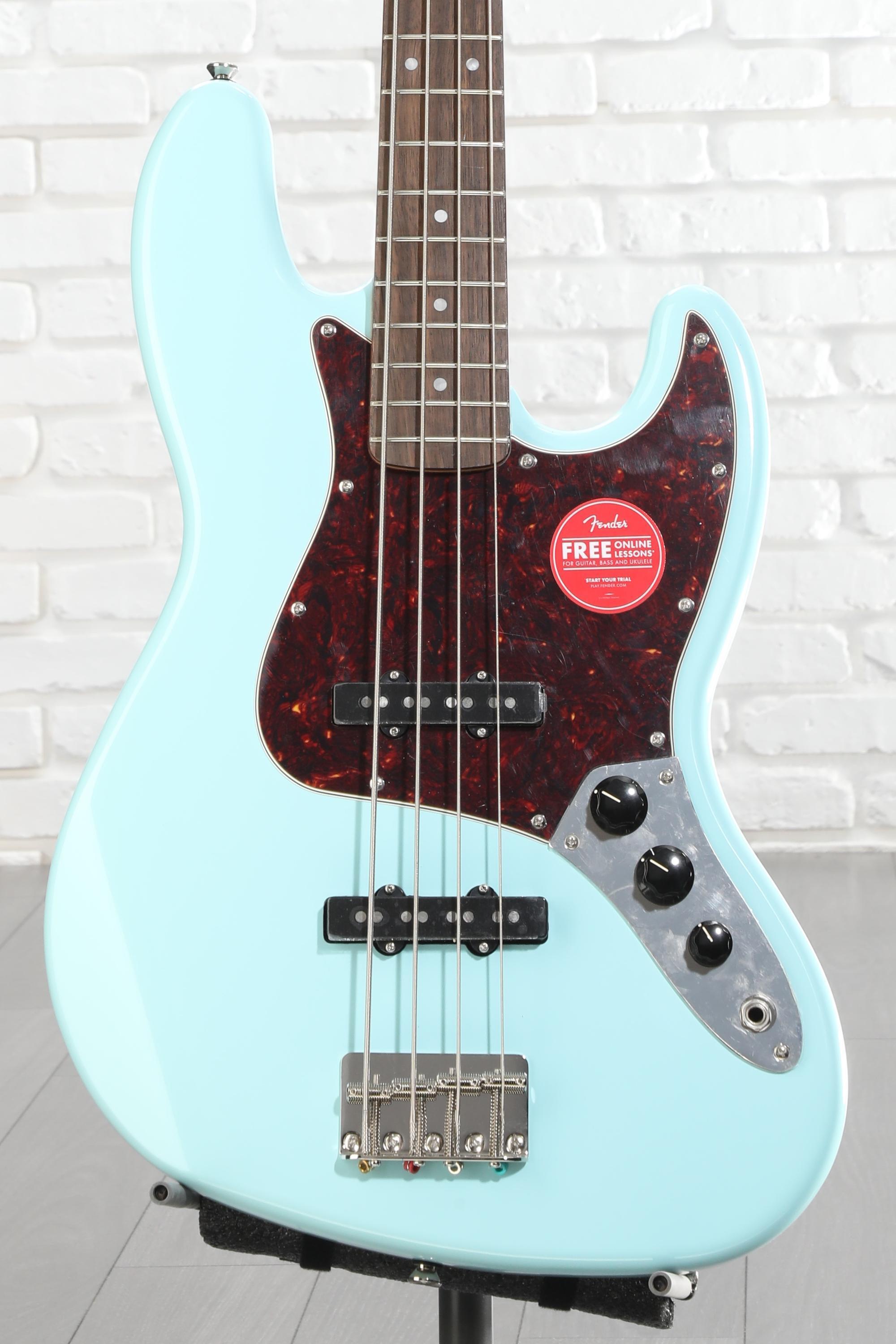 Squier Classic Vibe '60s Jazz Bass - Daphne Blue | Sweetwater