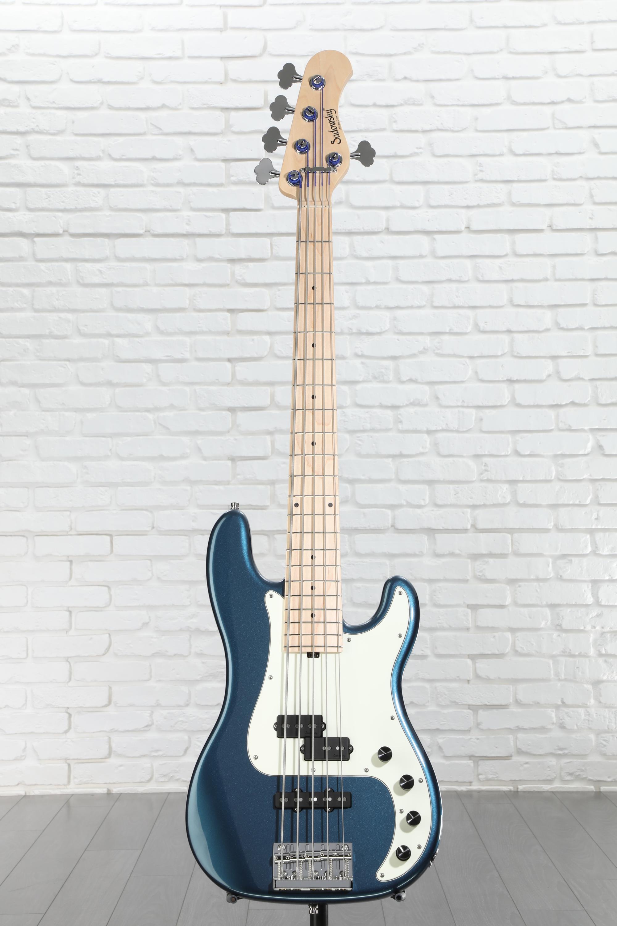 Sadowsky MetroLine 21-fret Hybrid P/J Bass, Swamp Ash Body, 5