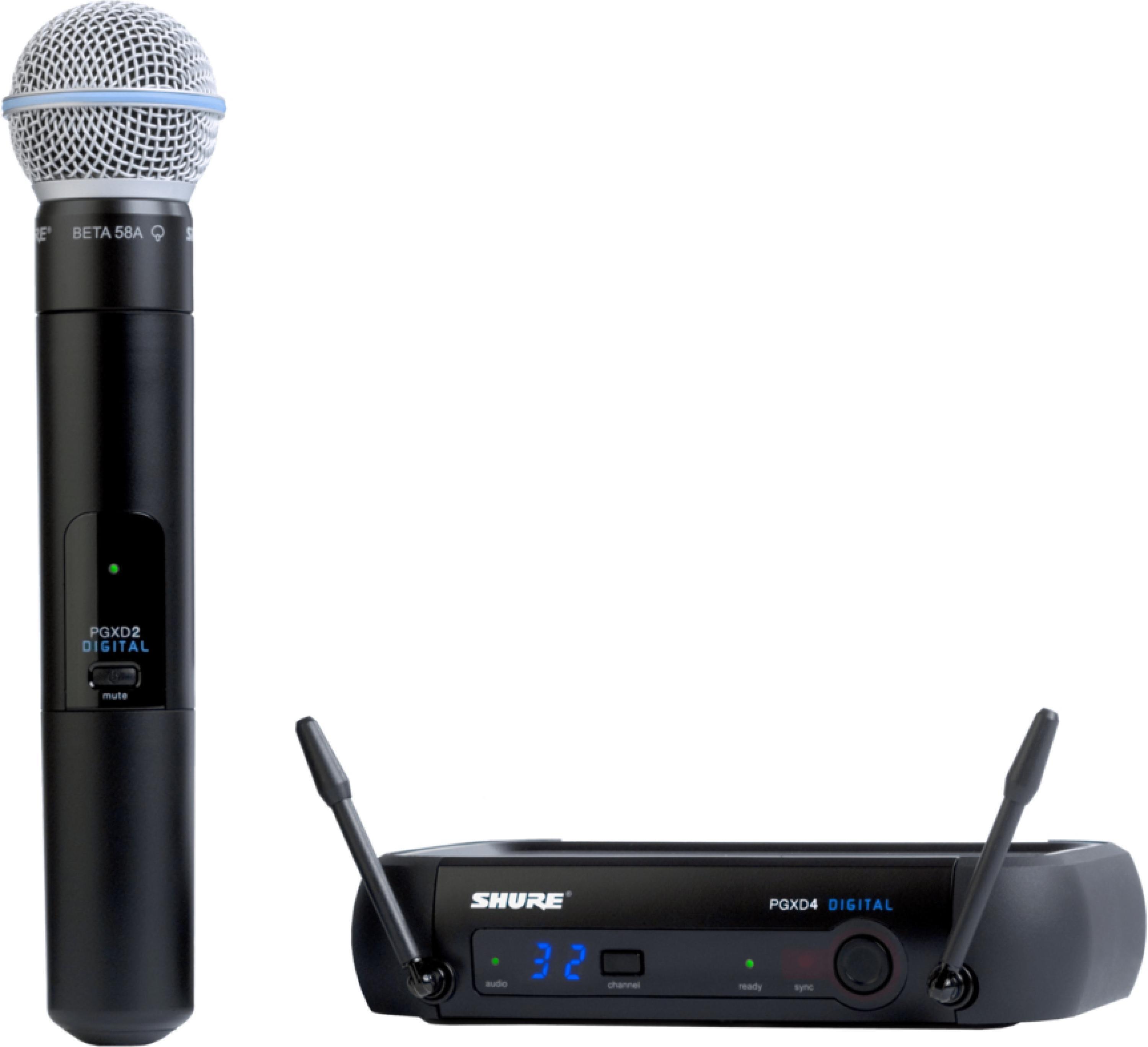 Shure PGXD24/BETA58A Digital Wireless Handheld Microphone System