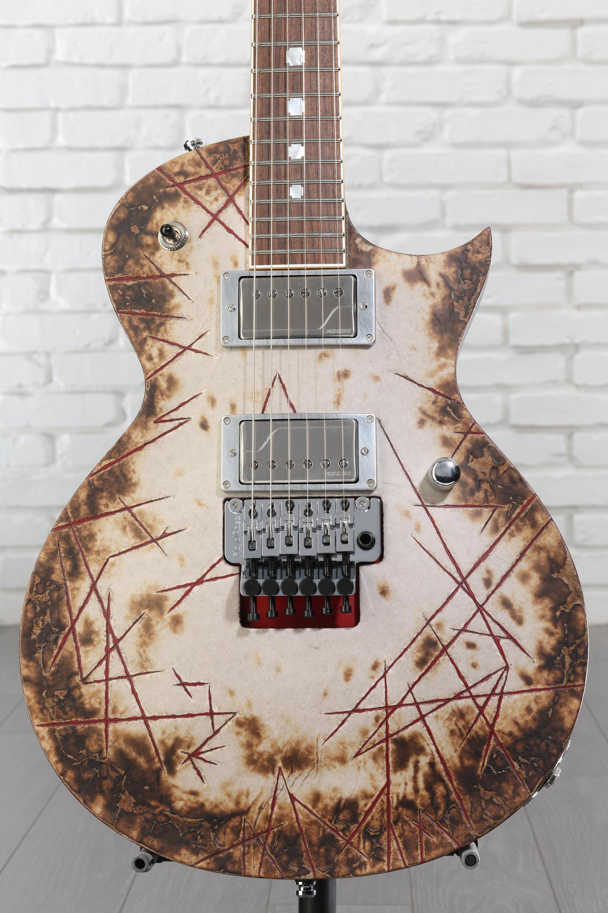 ESP RZK-II Burnt Richard Z Kruspe Signature Electric Guitar