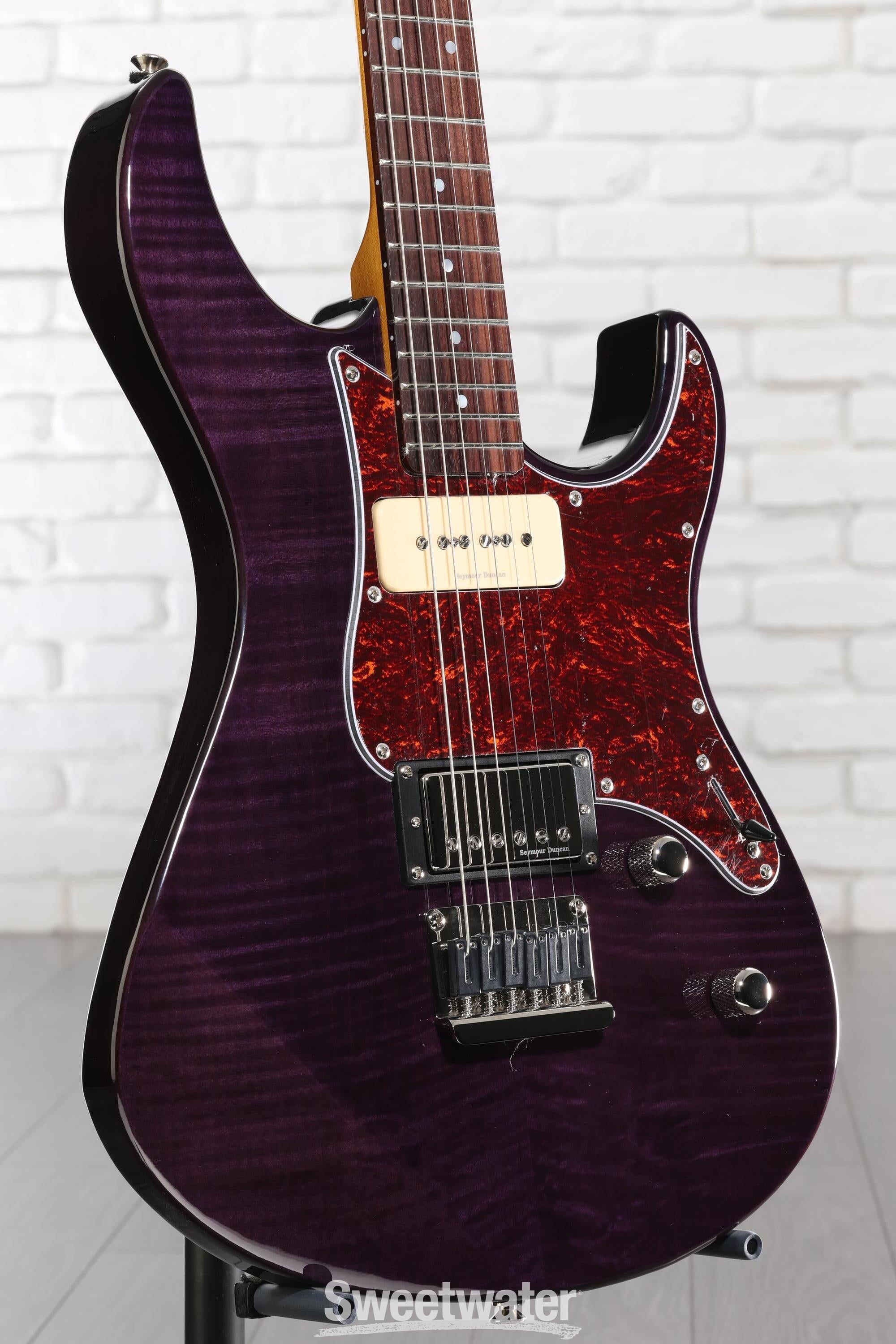 Yamaha PAC611HFM Pacifica Electric Guitar - Translucent Purple