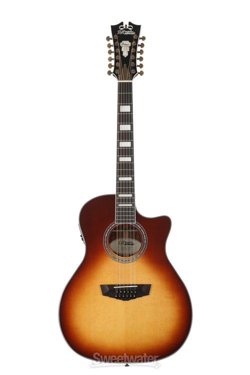 Premier Fulton 12 string Acoustic electric Guitar Iced Tea Burst