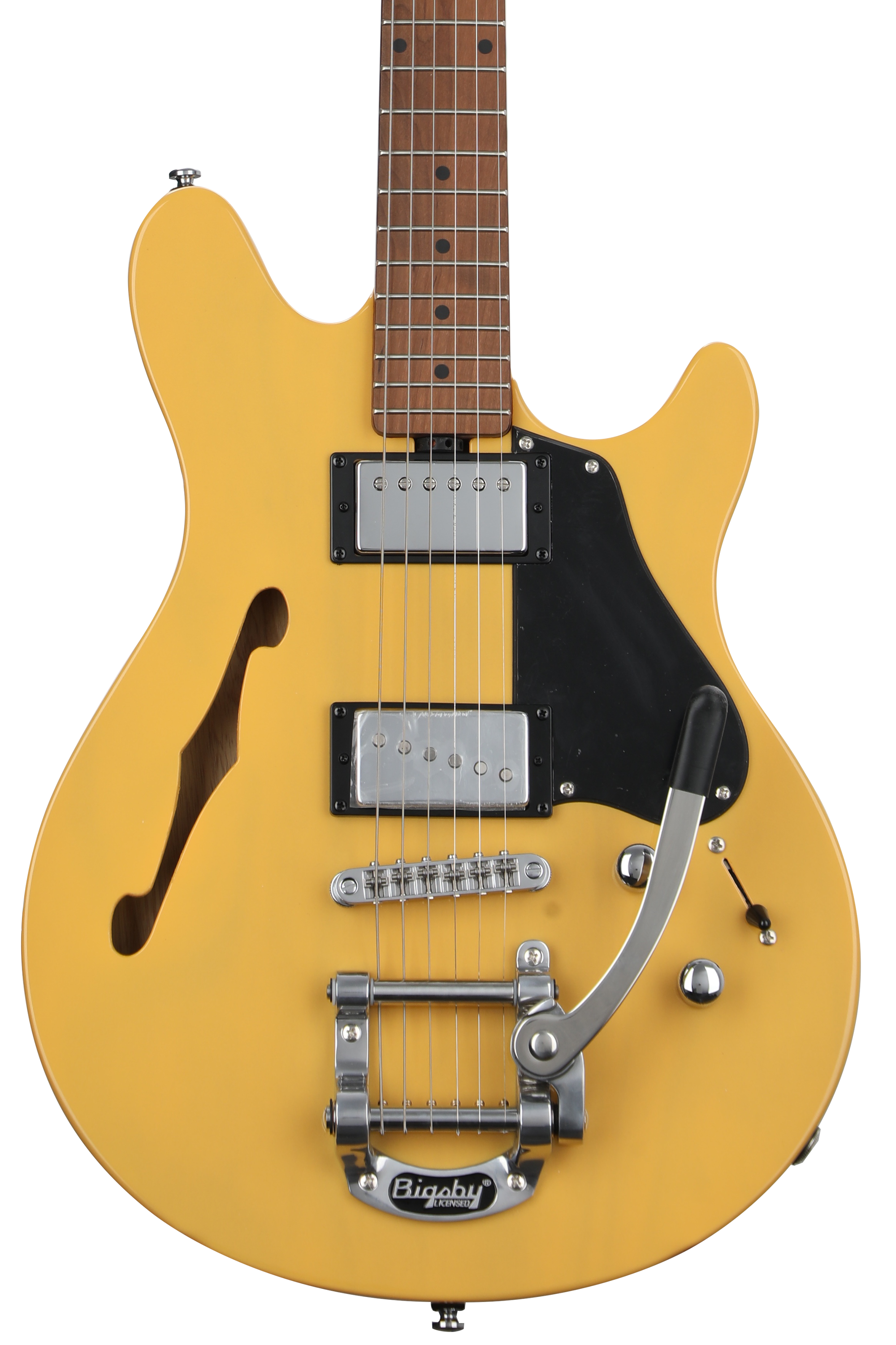 Sterling By Music Man Valentine Chambered Bigsby Electric Guitar