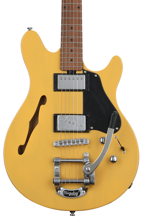Sterling By Music Man Valentine Chambered Bigsby Electric