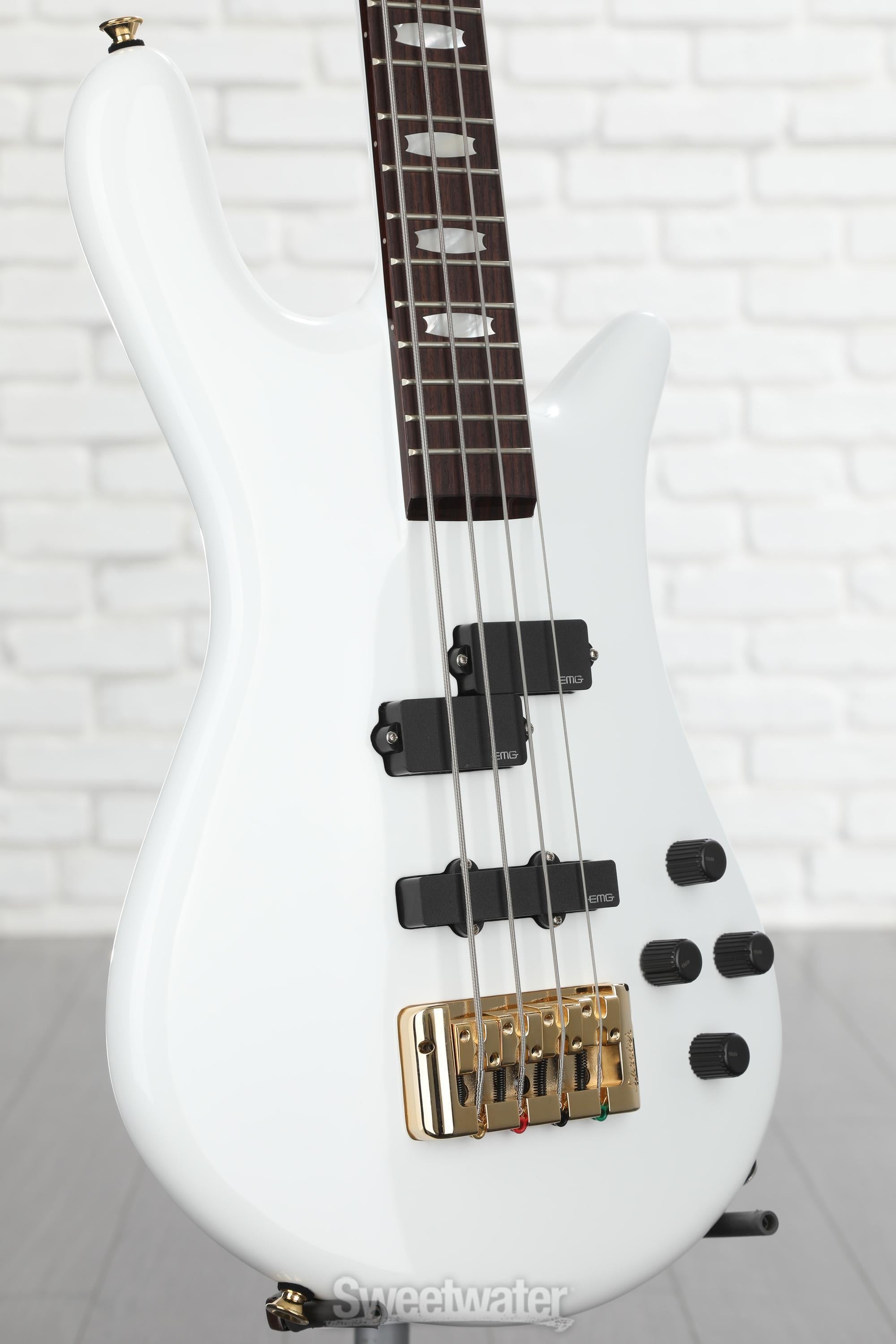Spector EURO 4 CLASSIC Lacquer Aged White New Electric Bass