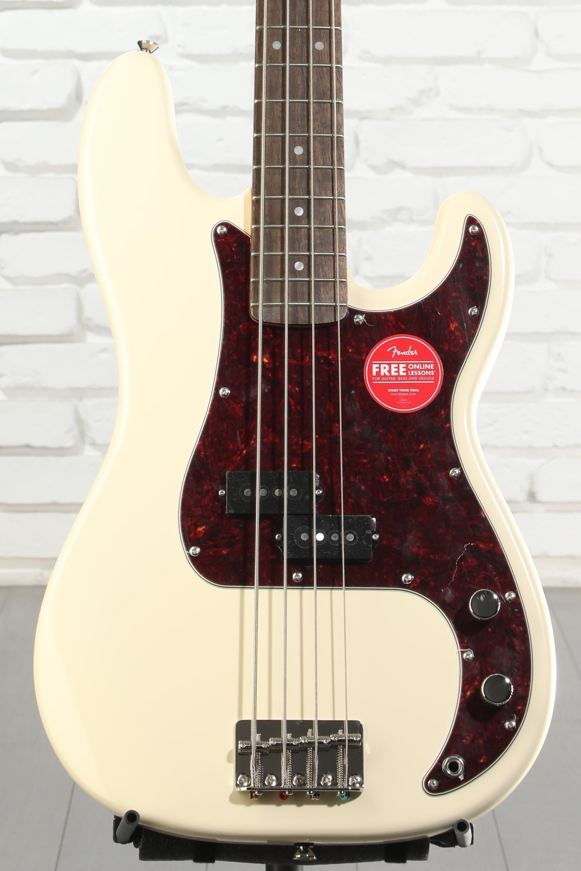 Squier Classic Vibe '60s Precision Bass - Olympic White | Sweetwater