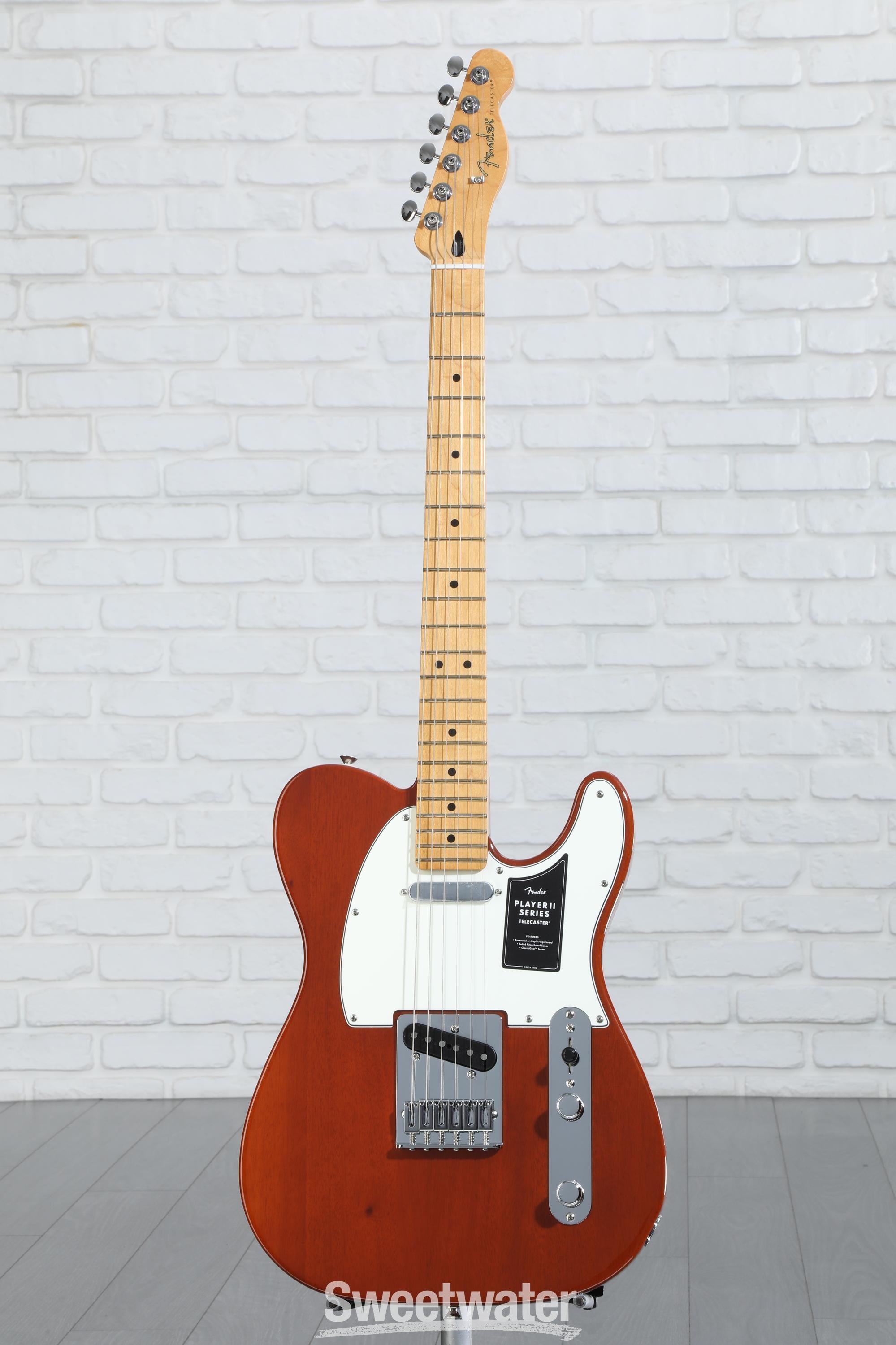 Fender Player II Telecaster Electric Guitar - Mocha with Maple Fingerboard