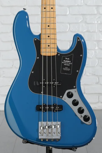Fender Player II Modified Active Jazz Bass - Electric Blue, Maple Fingerboard