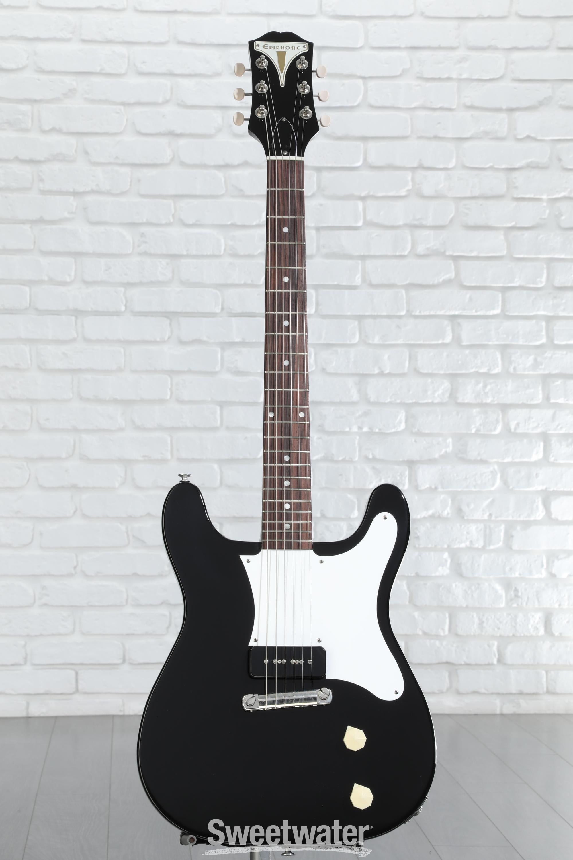 美品 Epiphone エピフォン Coronet ebony ギター ブラック Epiphone USA Coronet Ebony – Chicago Music Exchange