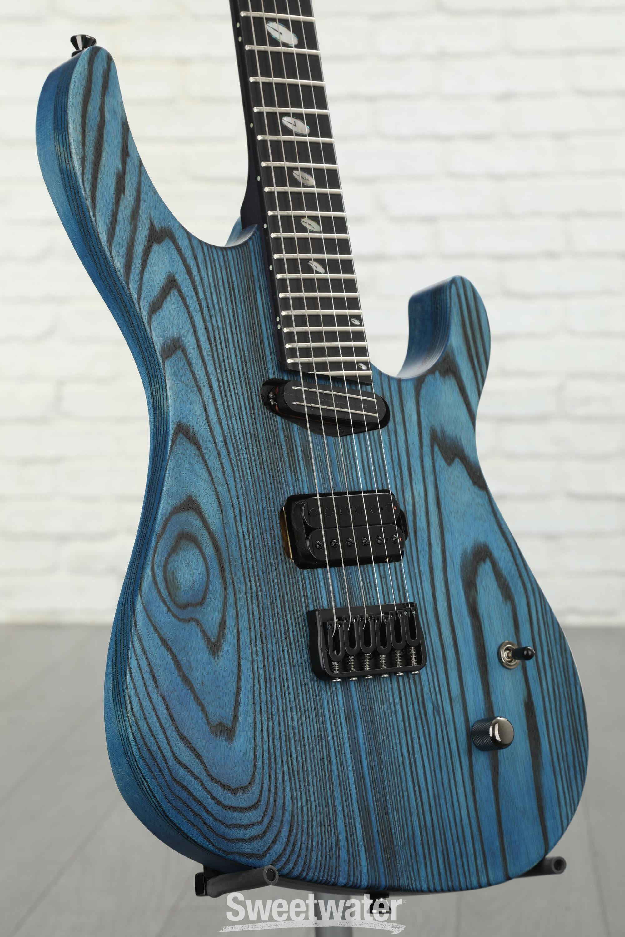 Caparison Guitars Horus FX-AM - Dark Blue Matt with Trans Black