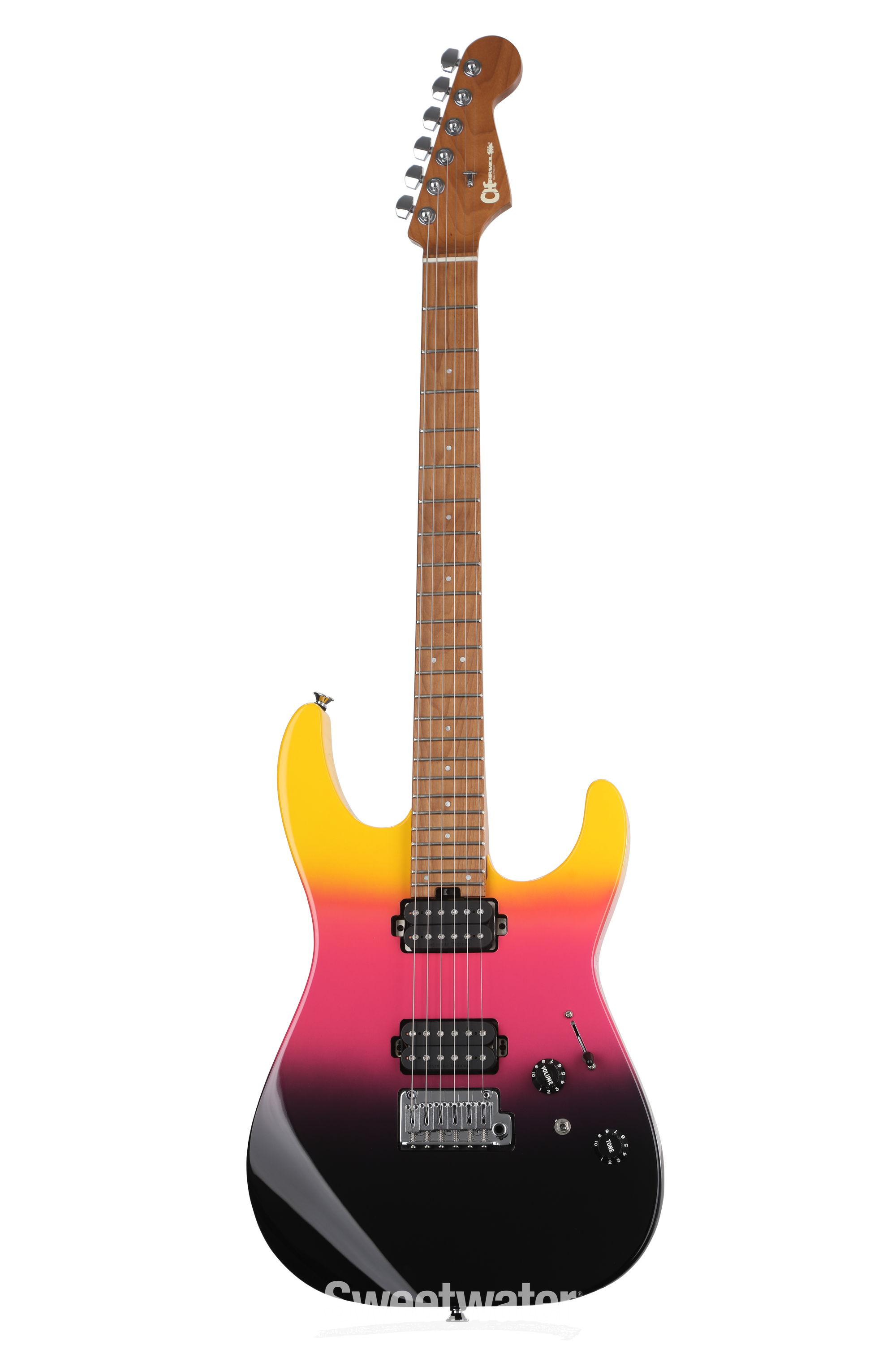Charvel Pro-Mod DK24 HH 2PT CM Electric Guitar - Malibu Sunset