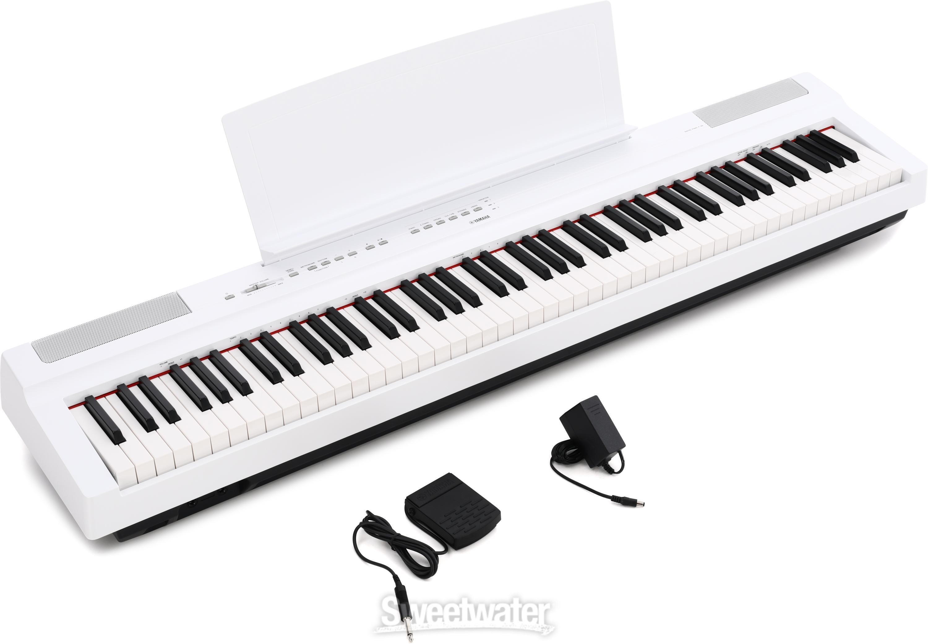 Yamaha P-125 88-key Digital Piano with Speakers - White Reviews