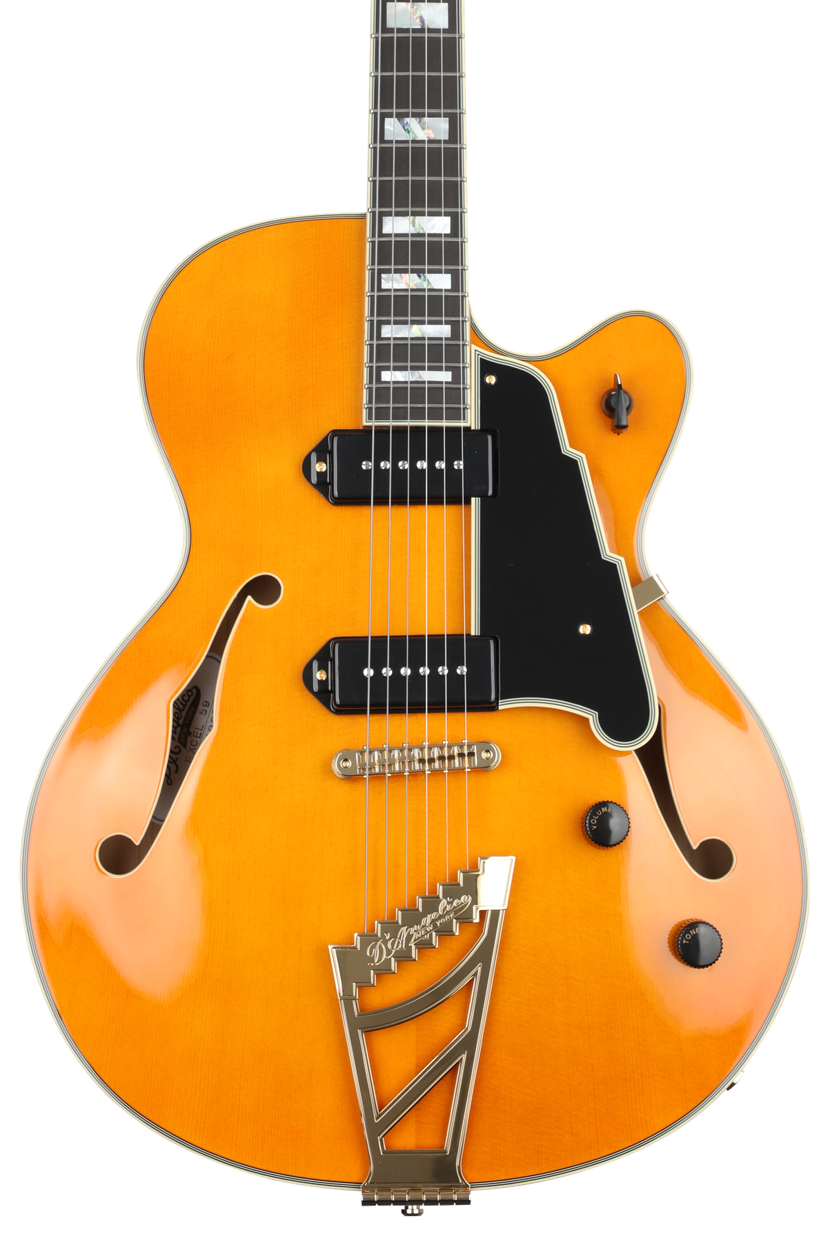 D'Angelico Excel 59 Hollowbody Electric Guitar - Vintage Natural D'Angelico Excel 59 Hollowbody Electric Guitar - Vintage Natural