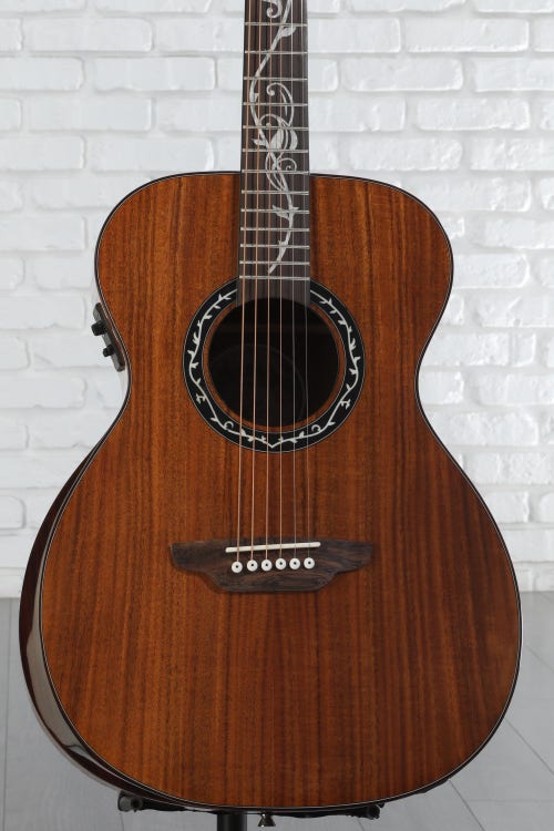 Luna Vineyard Koa Bevel Folk Acoustic-electric Guitar - Gloss Natural