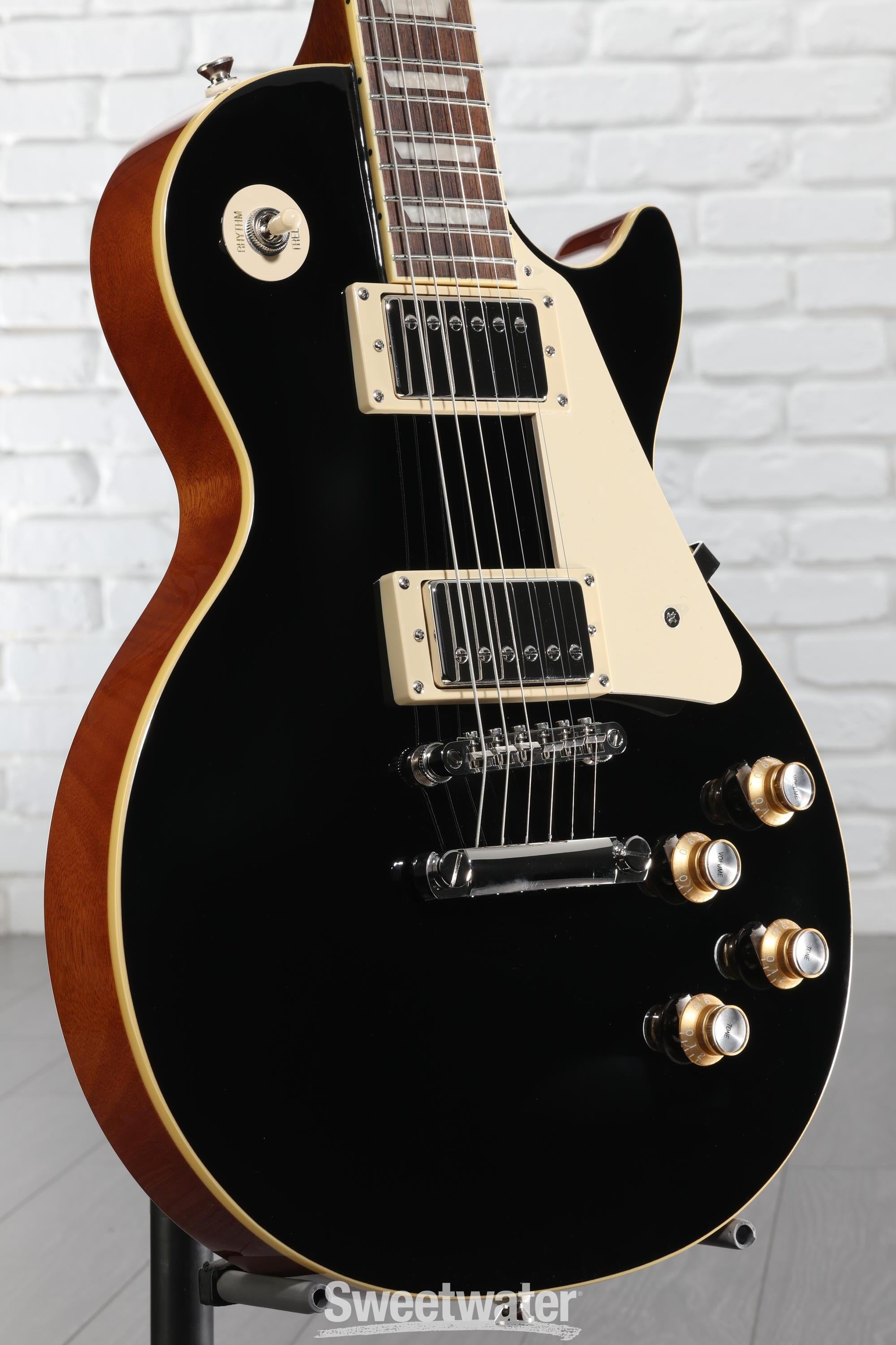 Epiphone Les Paul Standard '60s Electric Guitar - Ebony | Sweetwater