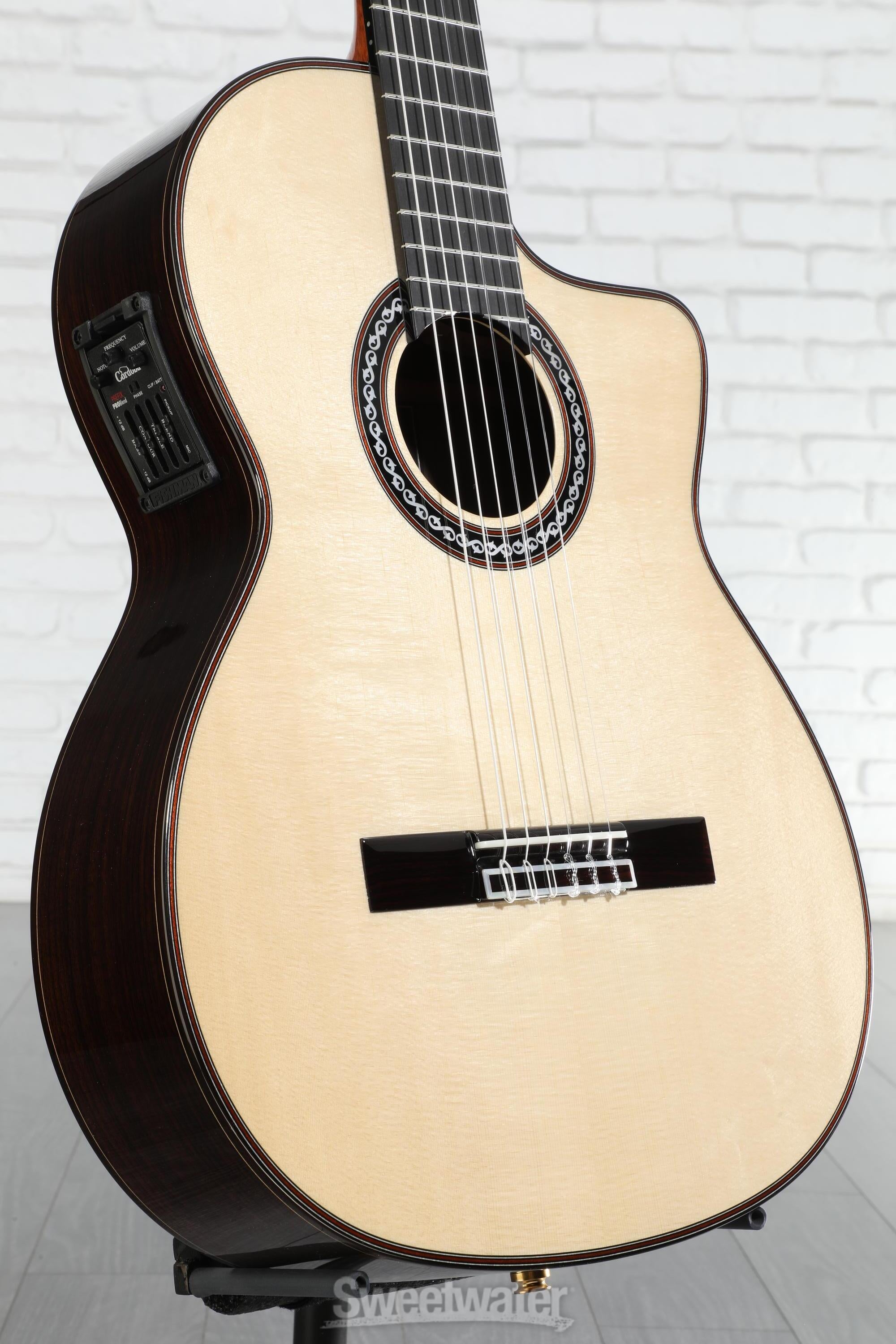 Cordoba GK Pro Negra Nylon String Acoustic-Electric Guitar