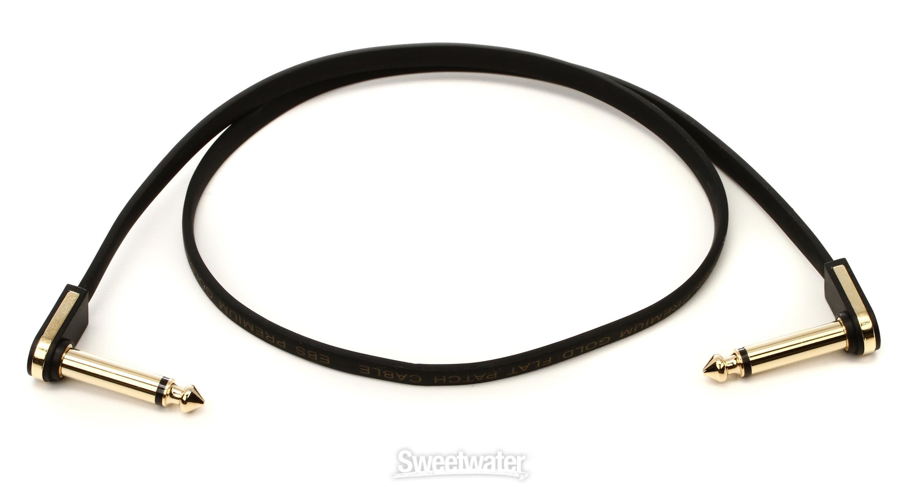 EBS PG-58 Premium Gold Flat Patch Cable - 22.83 inches EBS PG-58 Premium Gold Flat Patch Cable - 22.83 inches