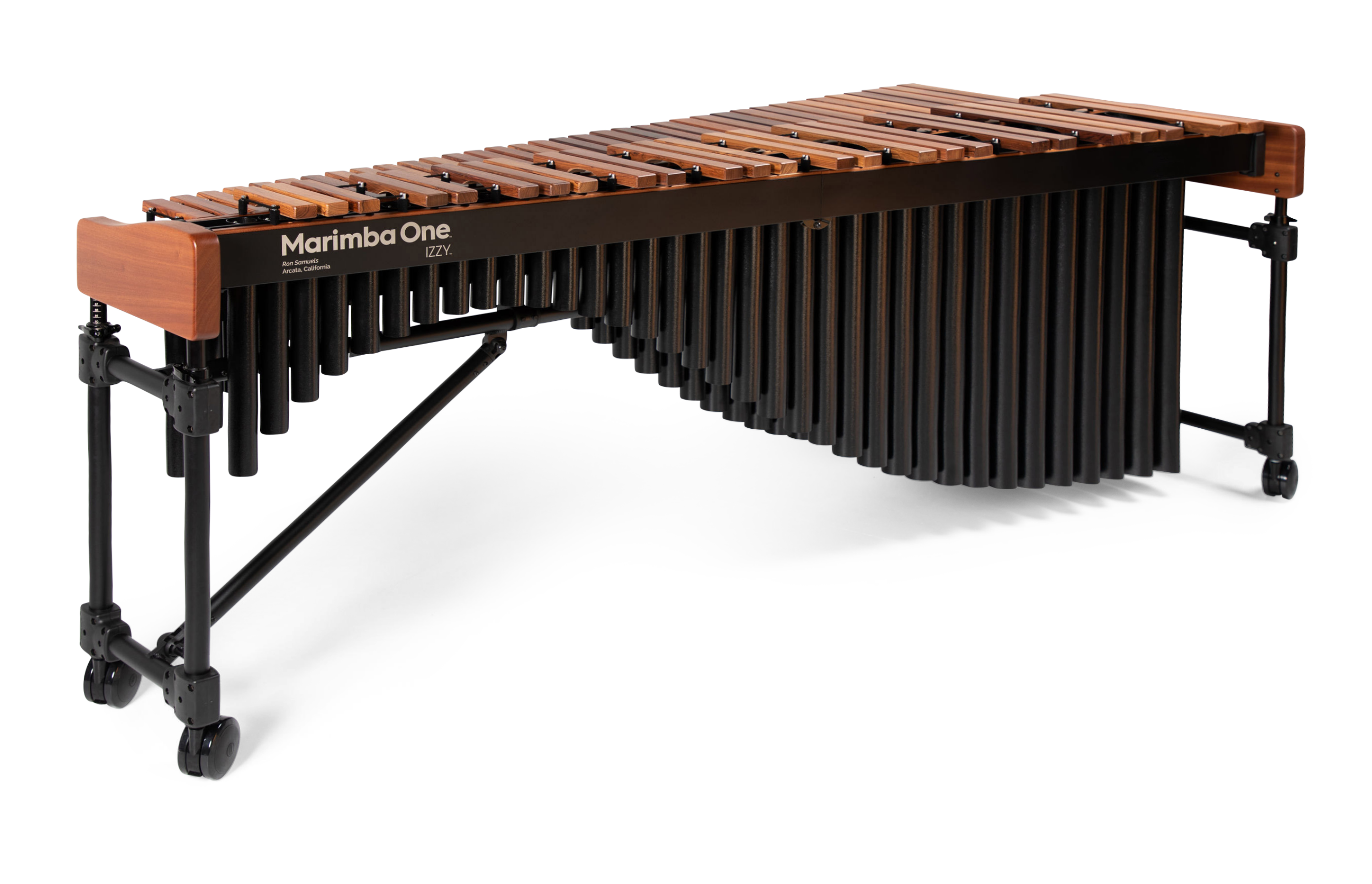 Photo of Marimba One 9504 Izzy Marimba - 5.0 Octave, Basso Bravo Resonators, Black