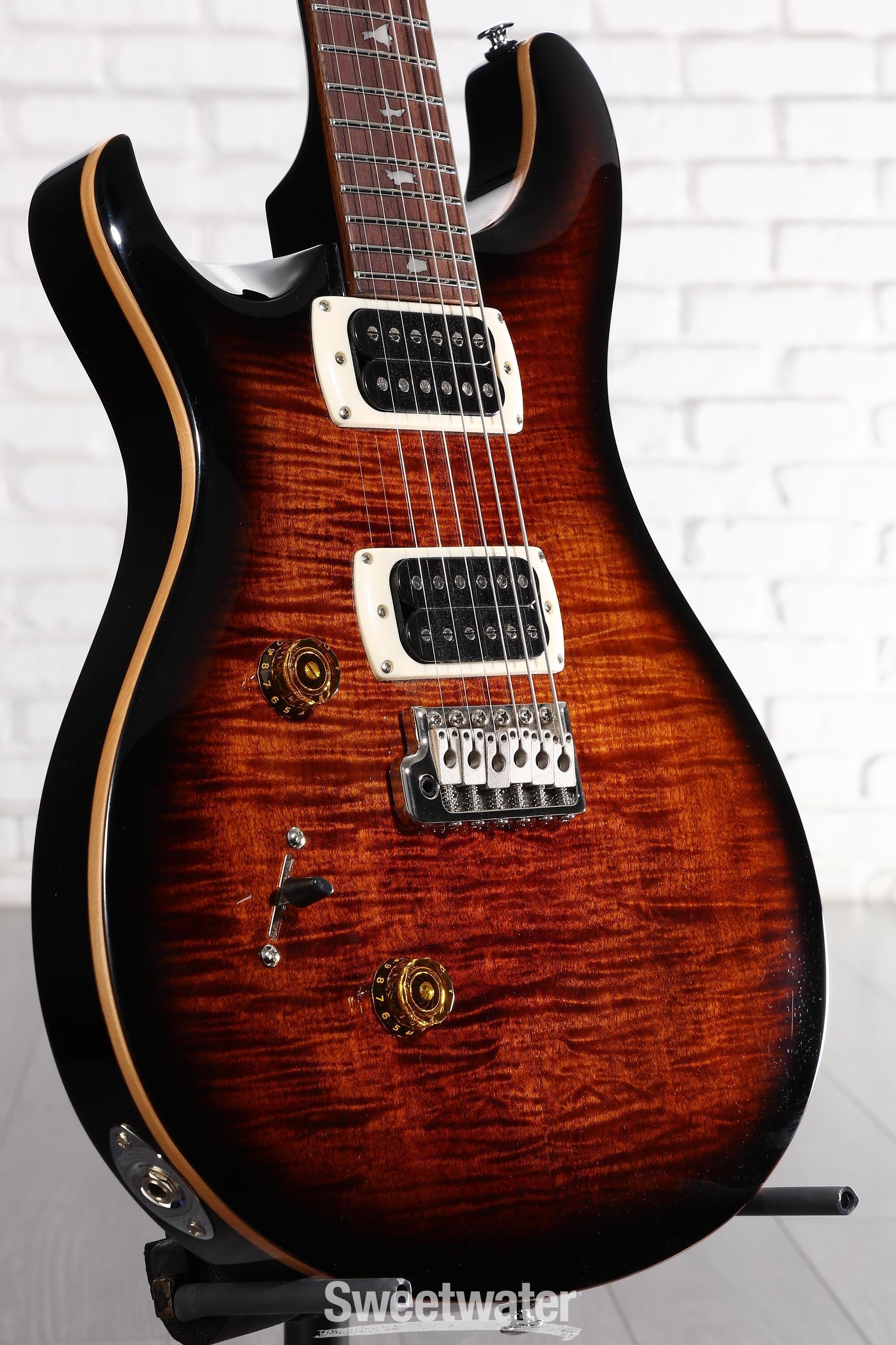 Photo of PRS SE Custom 24 Left-handed Electric Guitar - Black Gold Sunburst