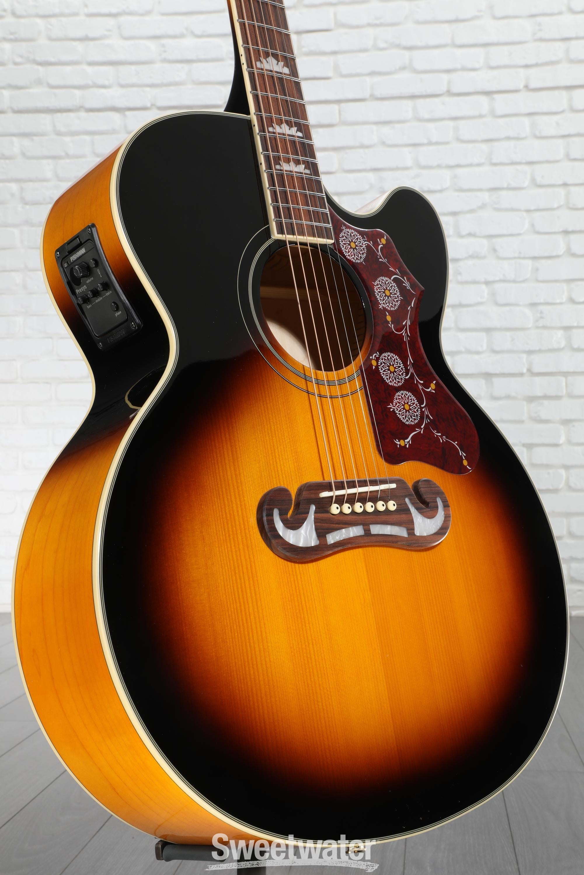 Epiphone J-200EC Studio Acoustic-Electric Guitar - Vintage