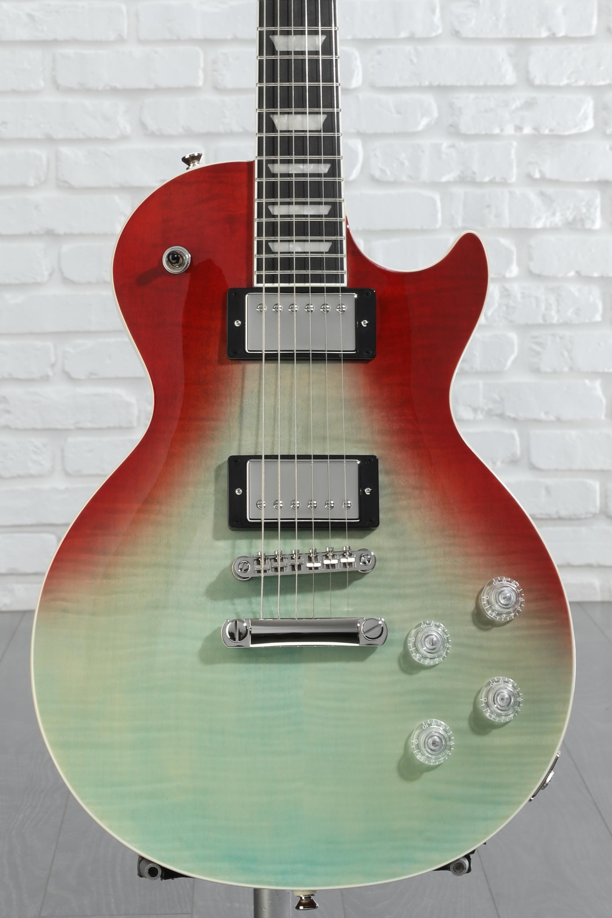 Epiphone Les Paul Modern Figured Electric Guitar - Blueberry