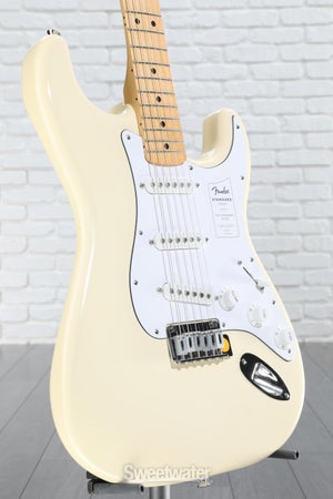 Photo of Fender Standard Stratocaster Electric Guitar - Olympic White