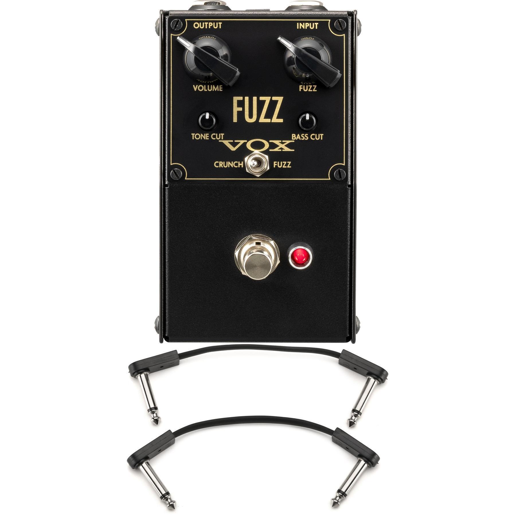 Vox VFZ-1 Fuzz Pedal with EBS Flat Patch Cables | Sweetwater