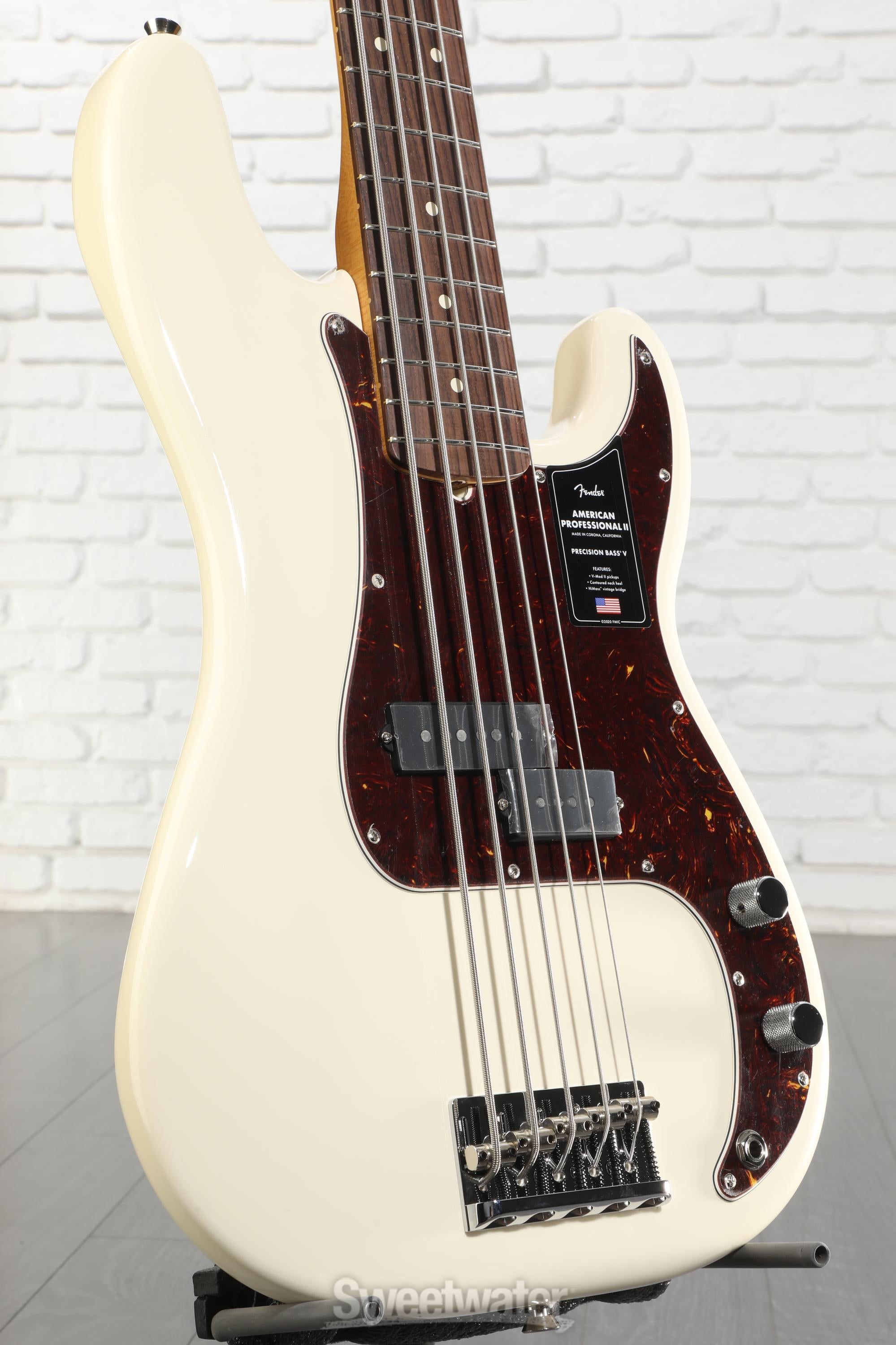 Fender American Professional II Precision Bass V - Olympic White