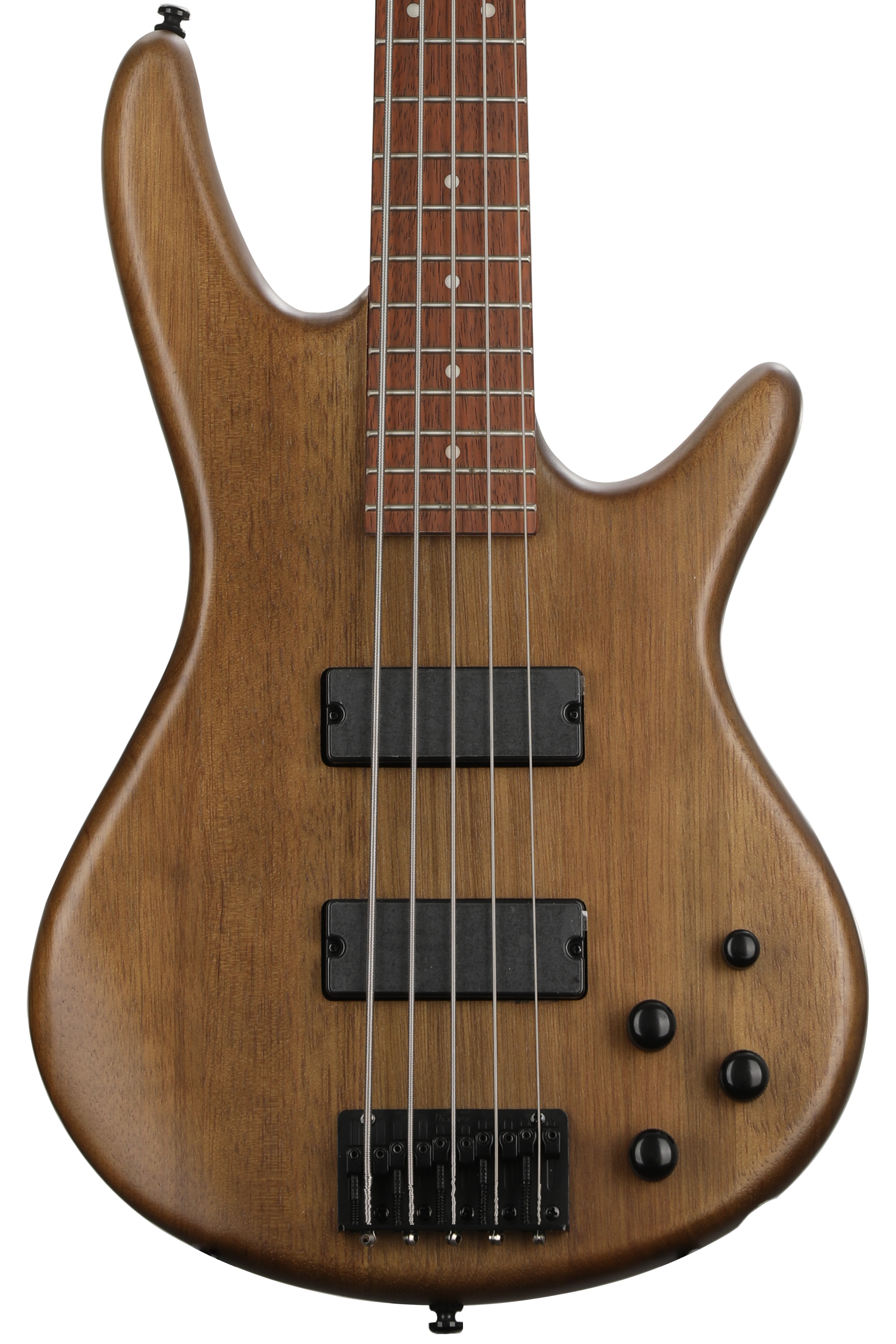 Ibanez Gio GSR205B 5-string Bass Guitar - Walnut Flat
