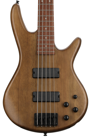 Ibanez Gio GSR205B 5-string Bass Guitar - Walnut Flat