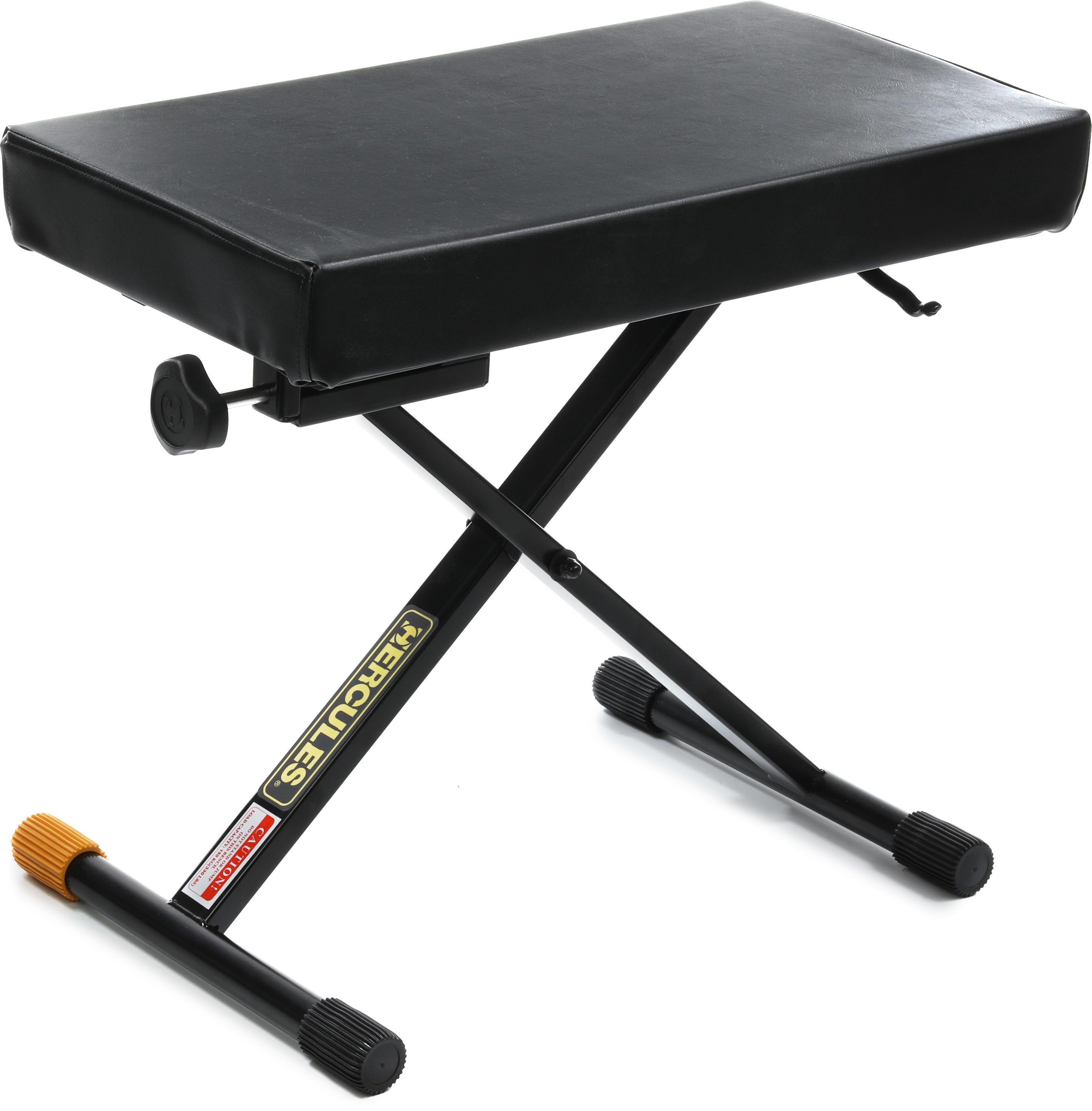 Korg PC-300 Height-Adjustable Piano Bench - Black | Sweetwater