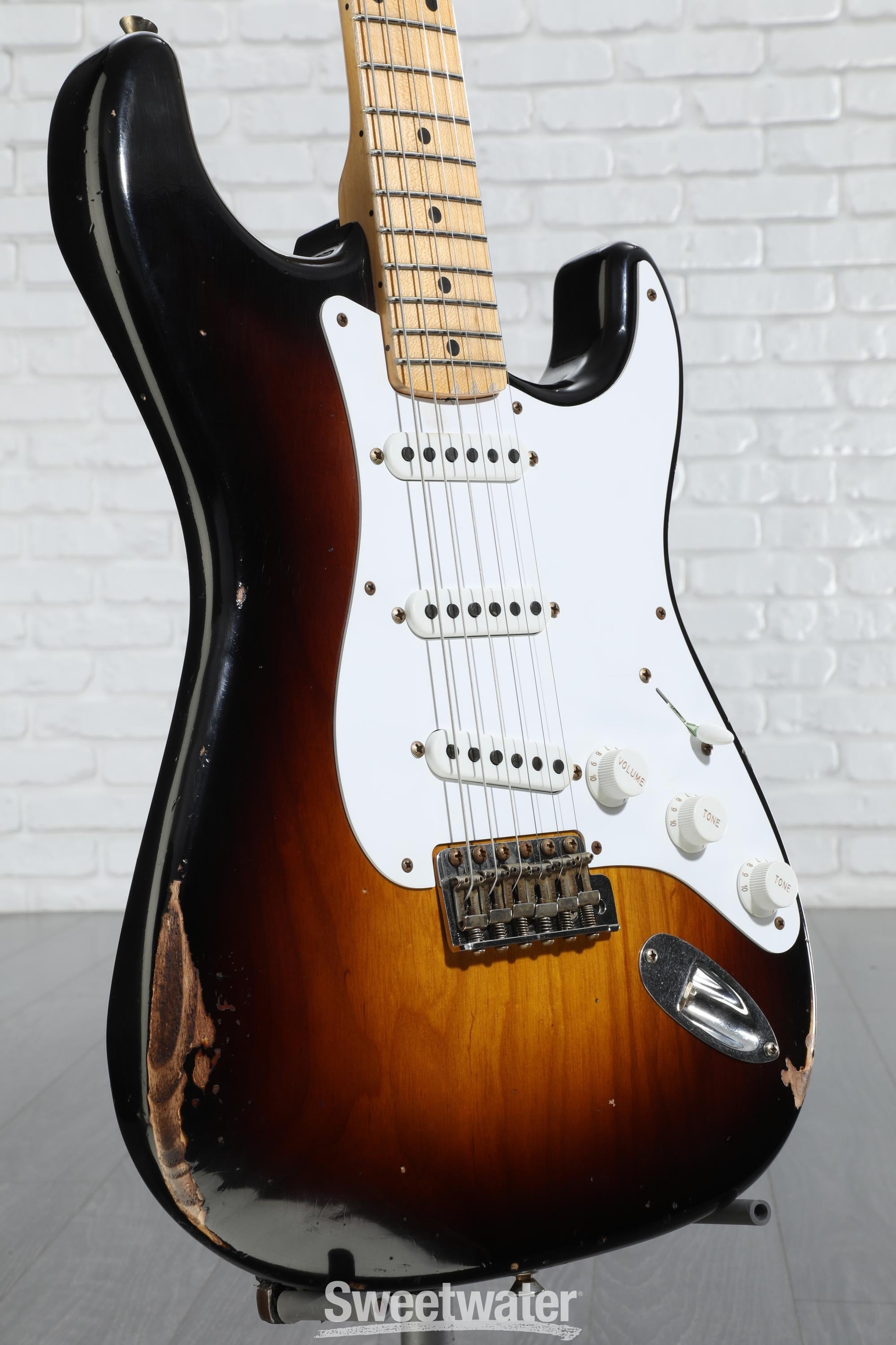 ギター Fender CustomShop '54ReissueEsquireRelic Fender Custom Shop Limited Edition Fat 1954 Stratocaster