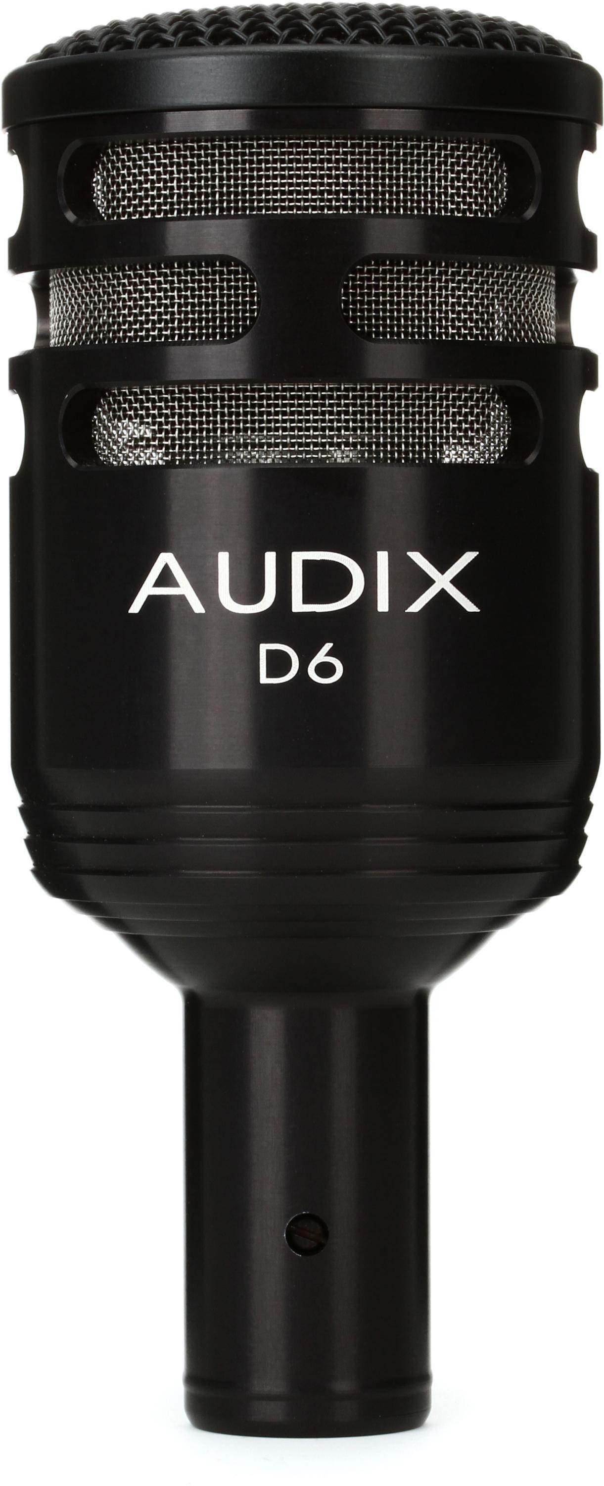 Bundled Item: Audix D6 Cardioid Dynamic Kick Drum Microphone