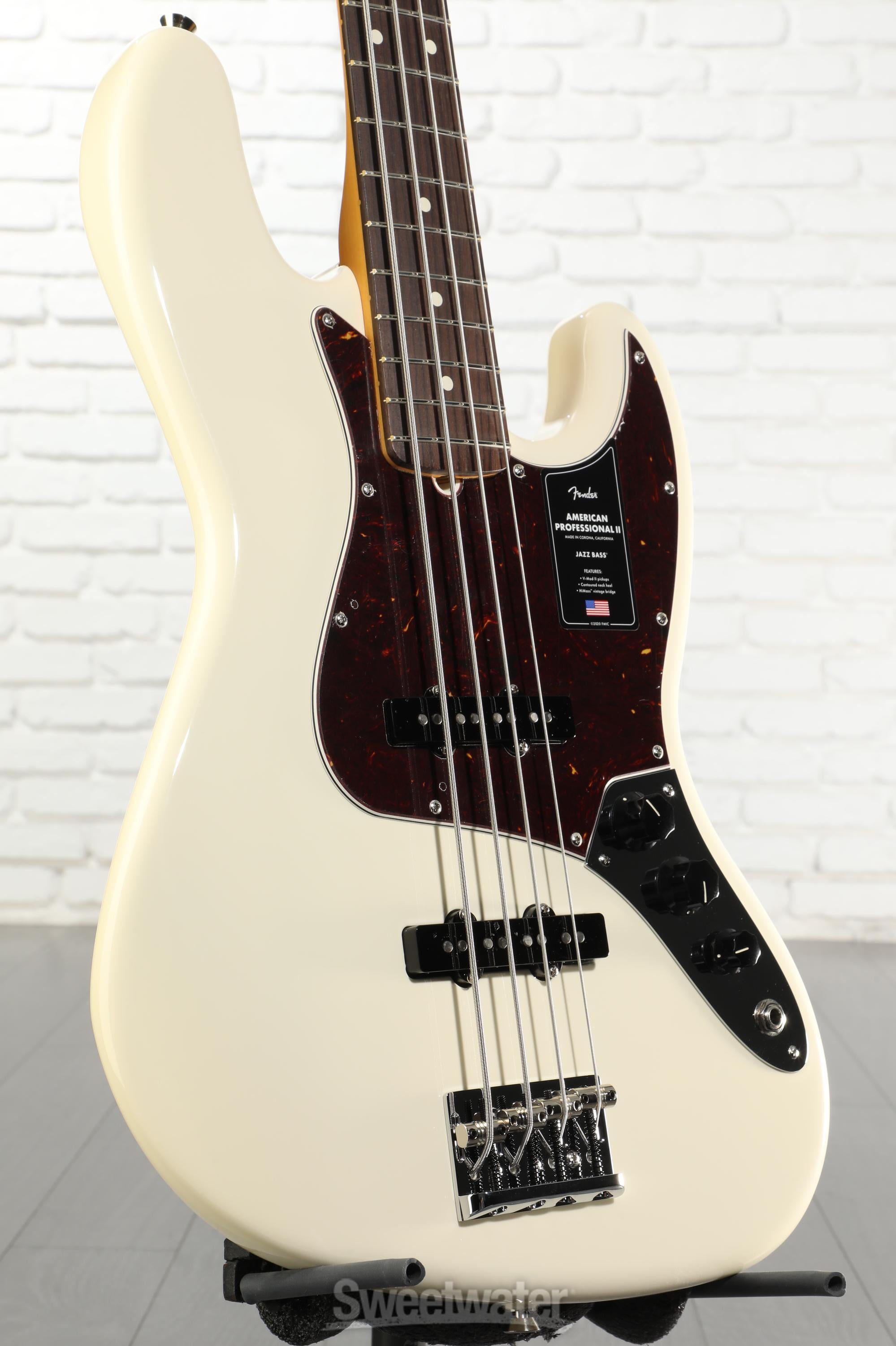 Fender American Professional II Jazz Bass - Olympic White with