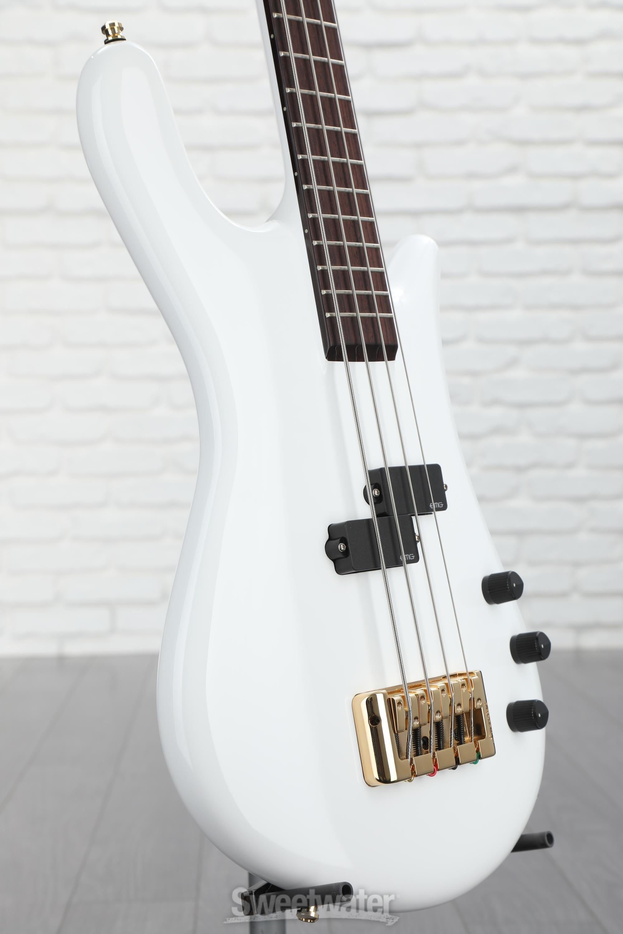 Photo of Spector 50th Anniversary Euro 4 Ian Hill Signature Bass Guitar - Solid White