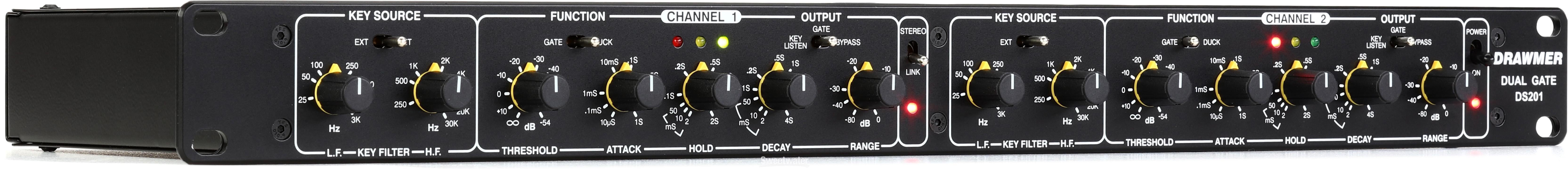Drawmer DS201 2-channel Noise Gate | Sweetwater