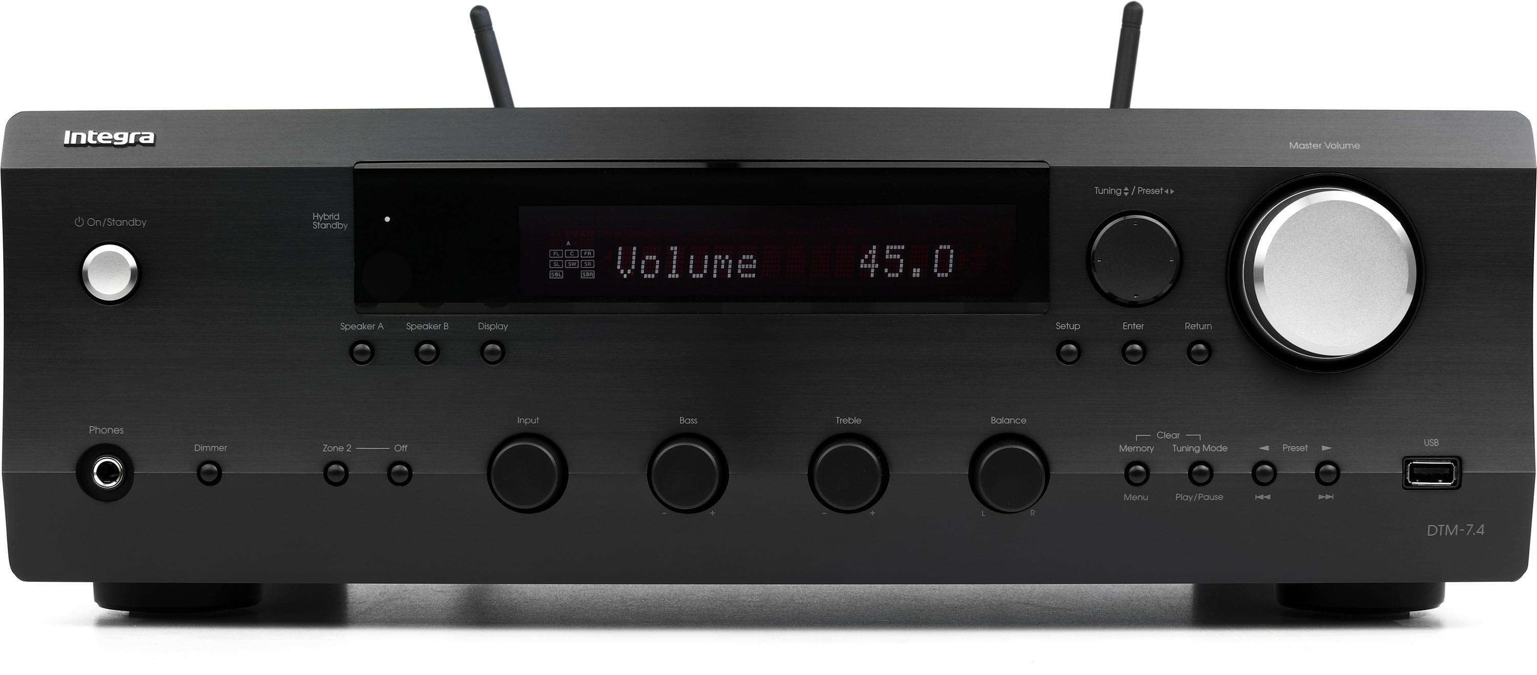 Integra DTM-7.4 Hi-fi Network Stereo Receiver | Sweetwater