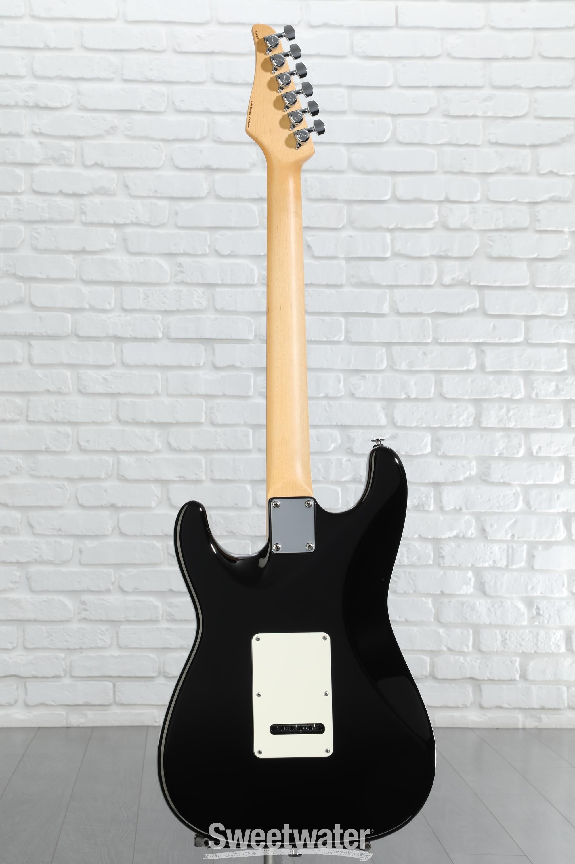 Suhr Classic S HSS Guitar, Black, Rosewood | Humbucker Music