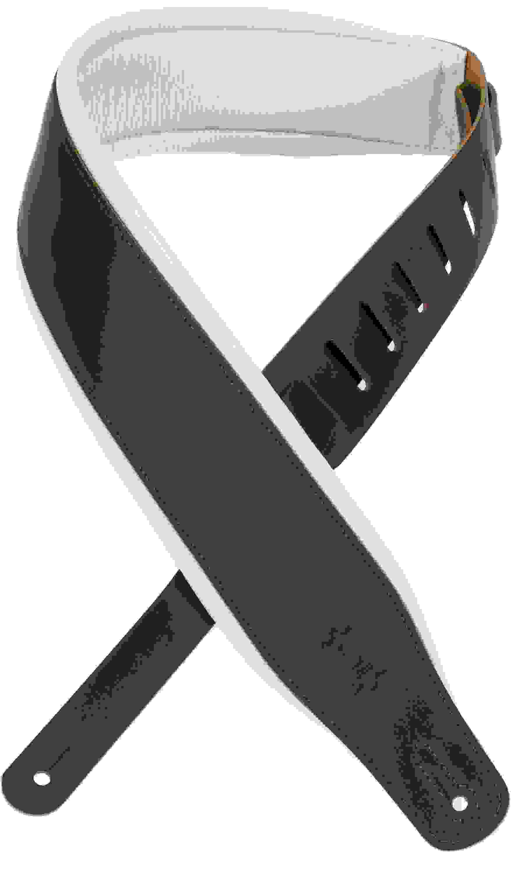 Levy's M26PD-BRN_CRM Top Grain Leather Guitar Strap - Brown and Cream