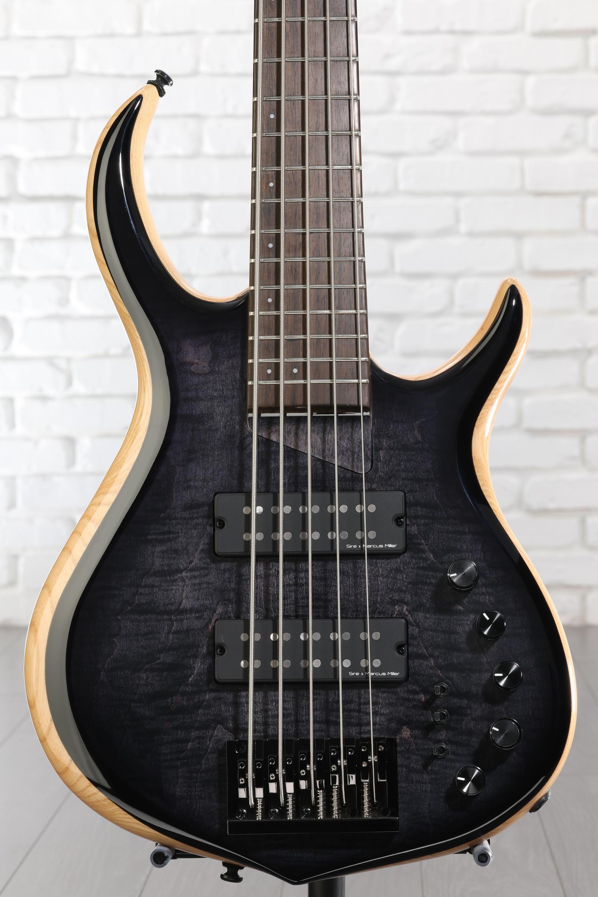 Sire Marcus Miller M7 Swamp Ash 5-string Bass Guitar - Transparent