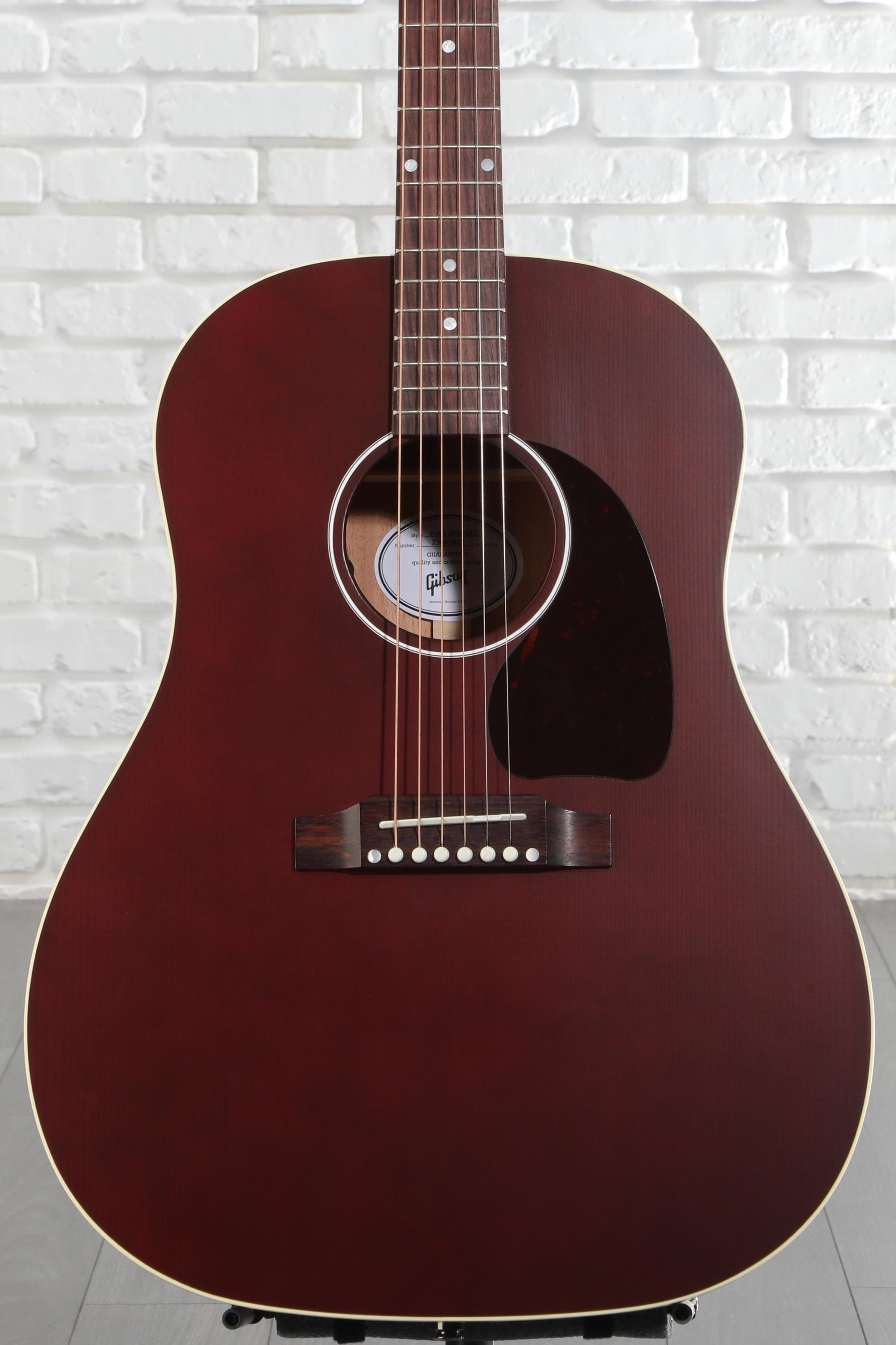 Gibson Acoustic J-45 Special Acoustic-electric Guitar - Wine Red
