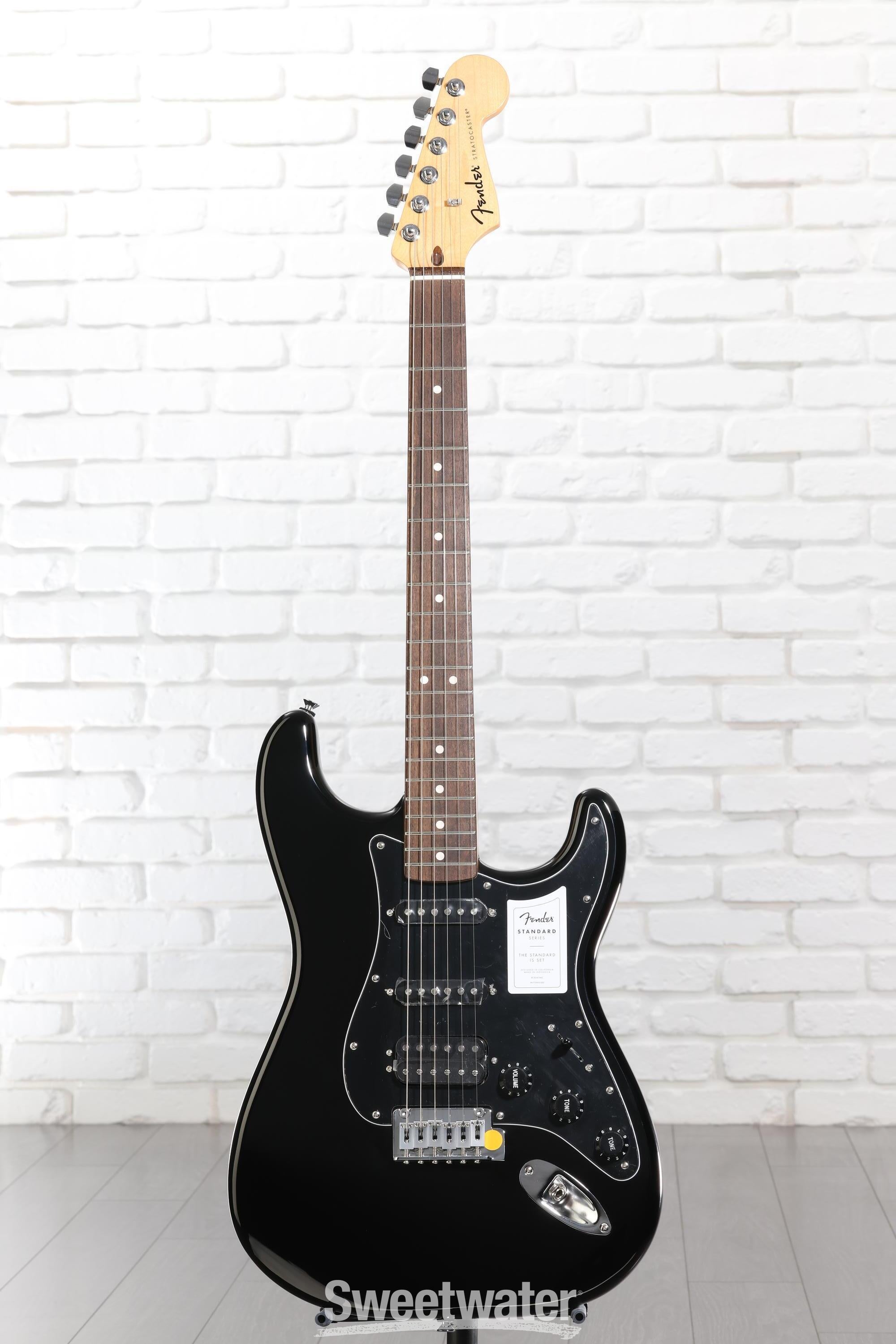 Fender Standard Stratocaster HSS Electric Guitar - Black | Sweetwater